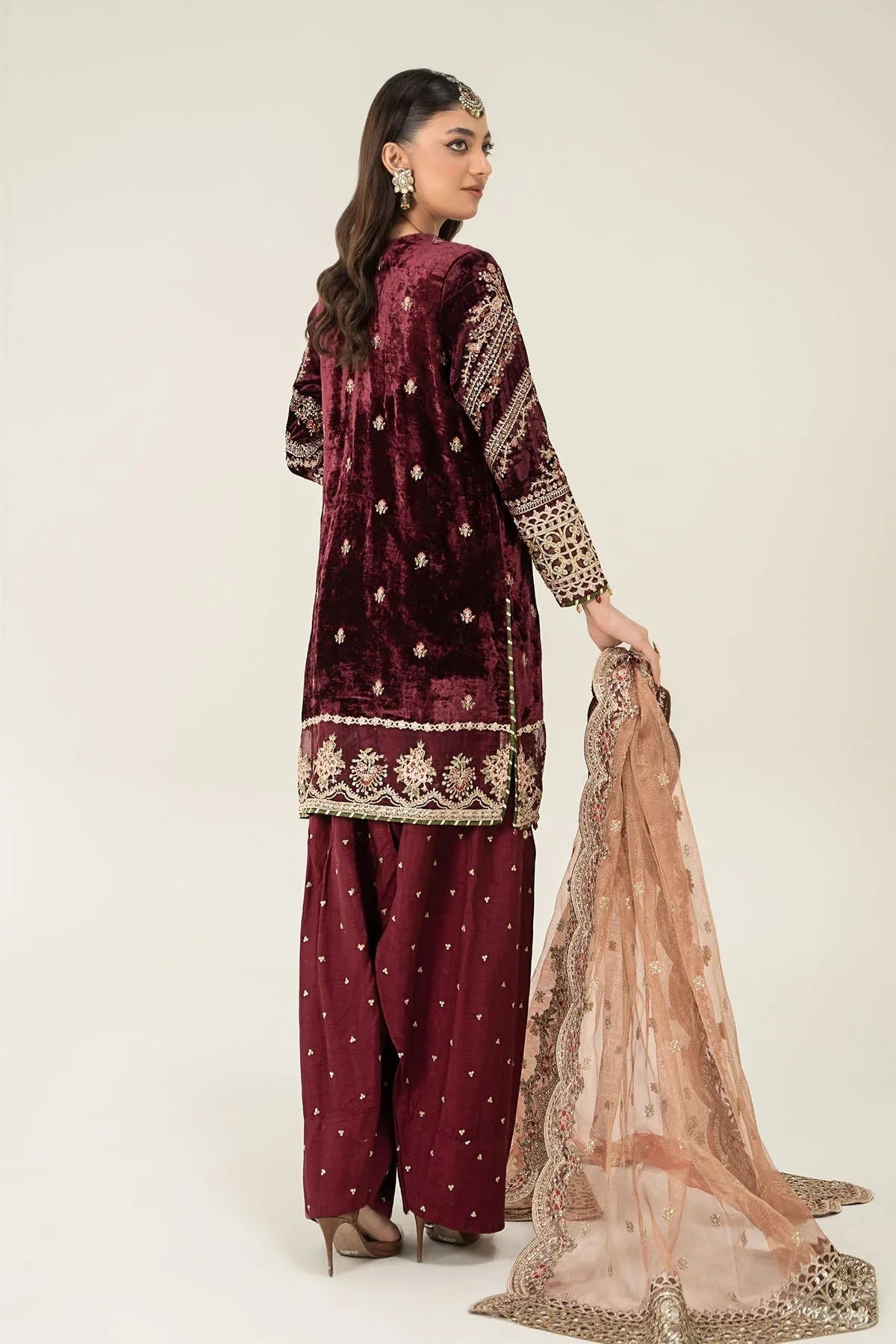 Maria B | Formal Wears | SF-W24-80 - Aqsa Fabrics