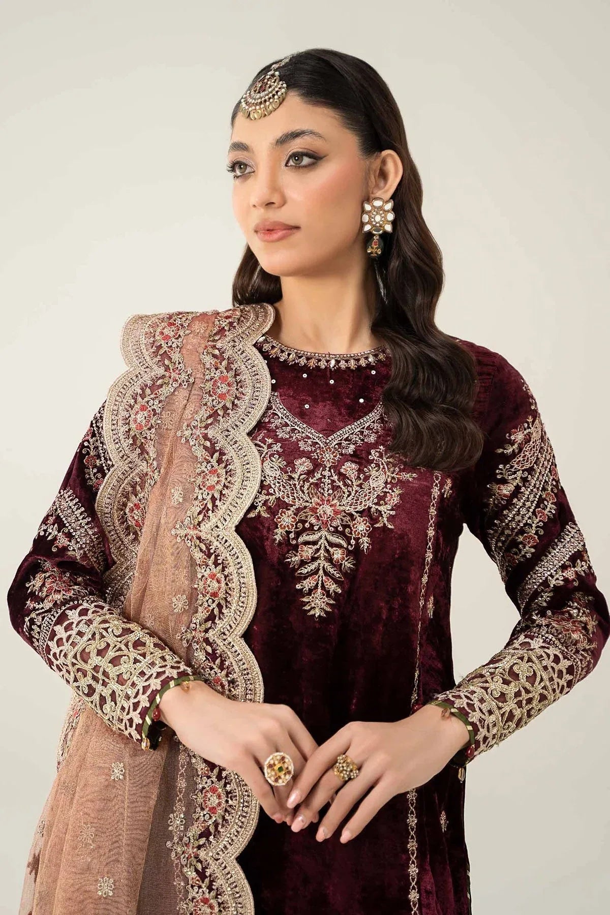 Maria B | Formal Wears | SF-W24-80 - Aqsa Fabrics