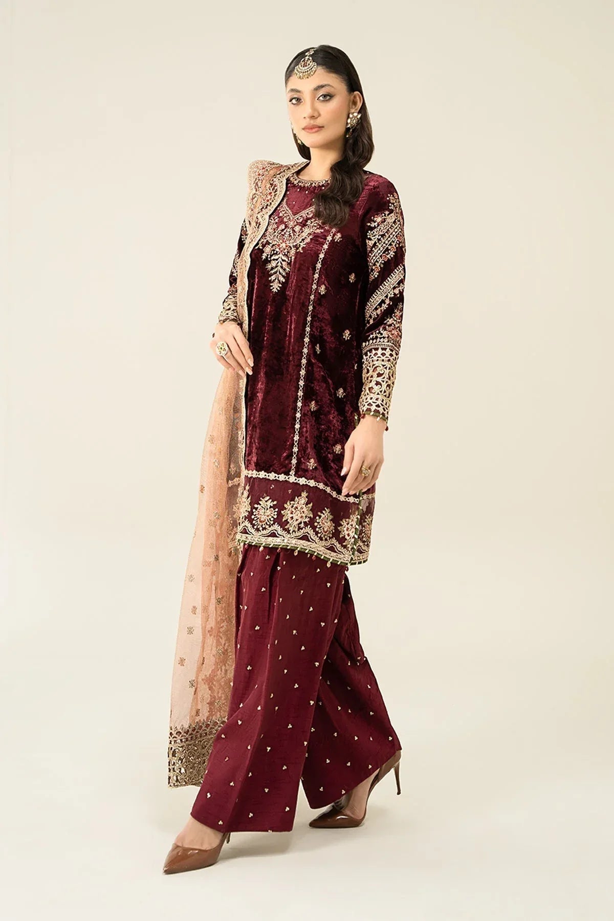 Maria B | Formal Wears | SF-W24-80 - Aqsa Fabrics