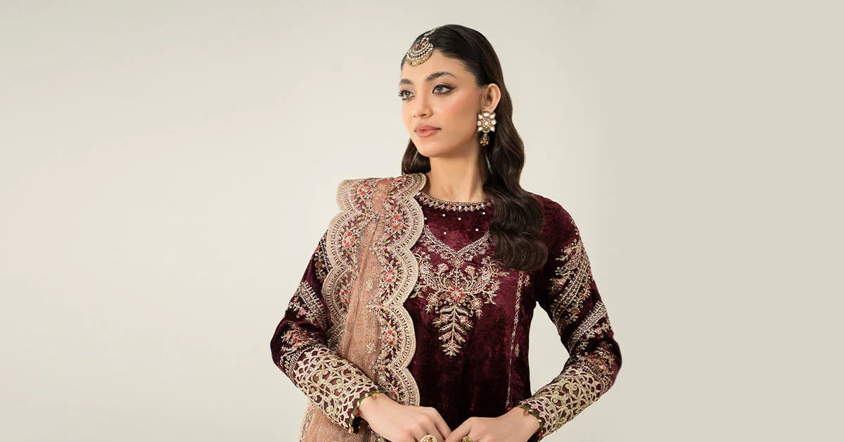 Maria B | Formal Wears | SF-W24-80 - Aqsa Fabrics
