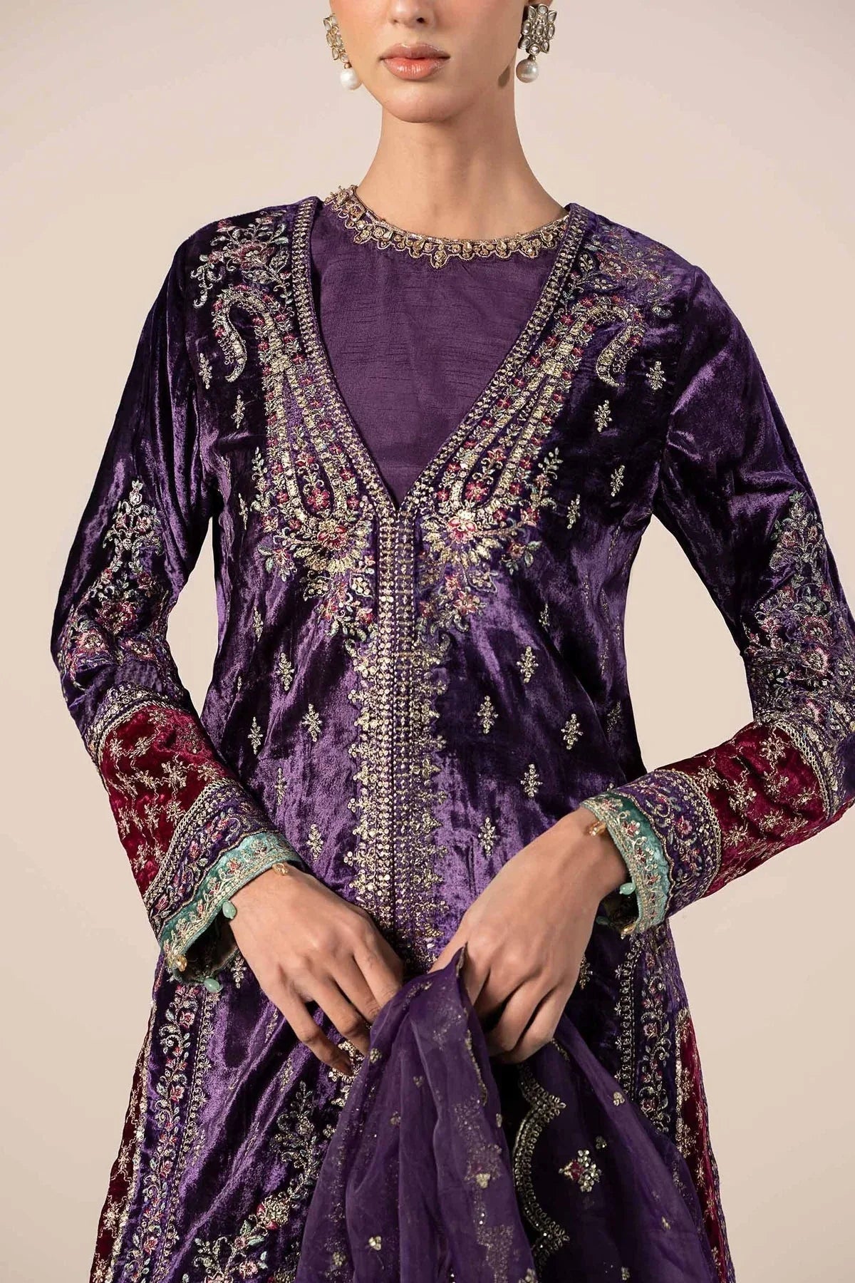 Maria B | Formal Wears | SF-W24-81 - Aqsa Fabrics