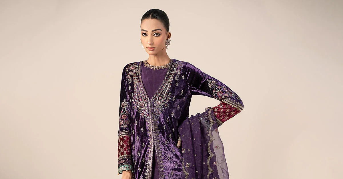 Maria B | Formal Wears | SF-W24-81 - Aqsa Fabrics