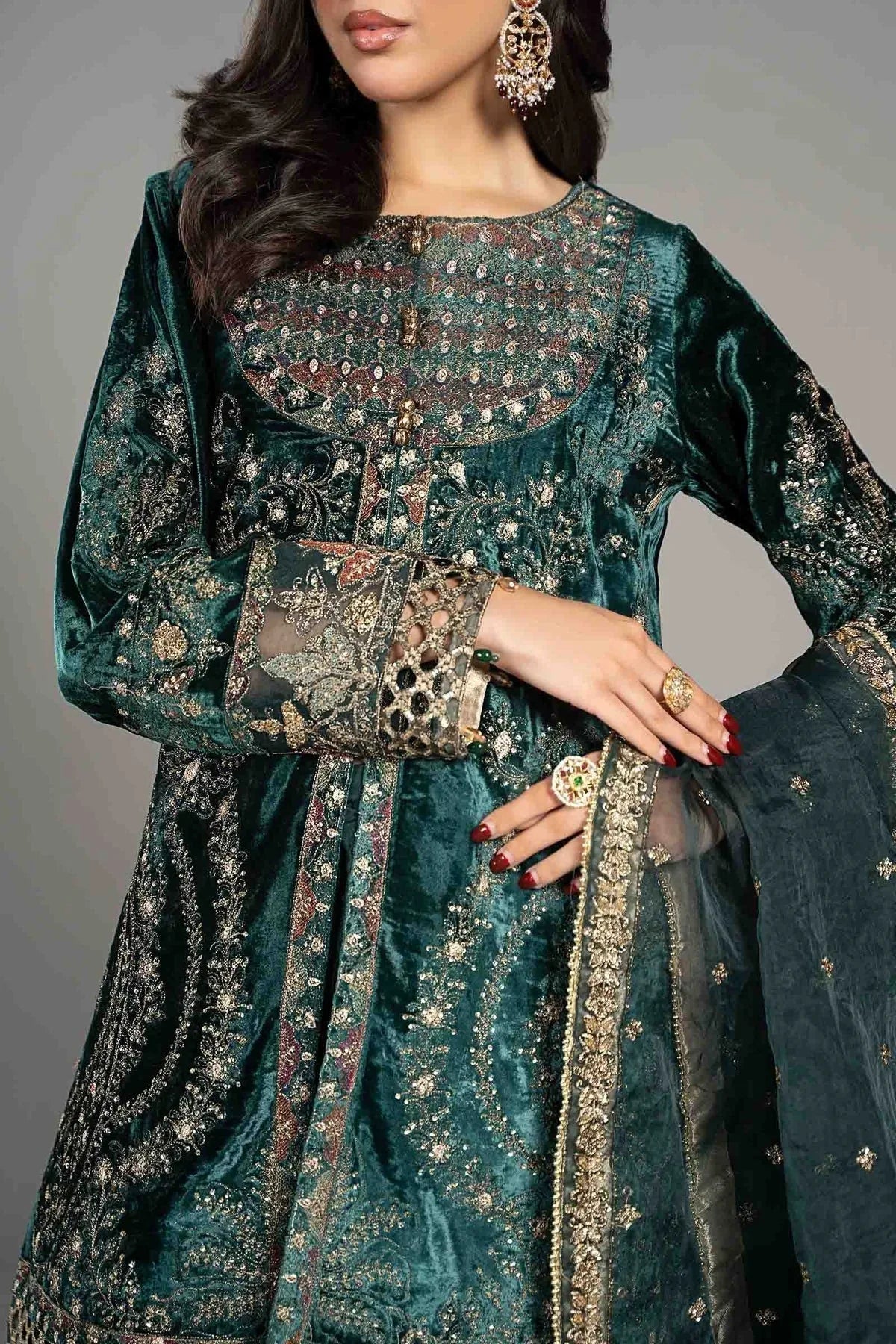 Maria B | Formal Wears | SF-W24-87 - Aqsa Fabrics