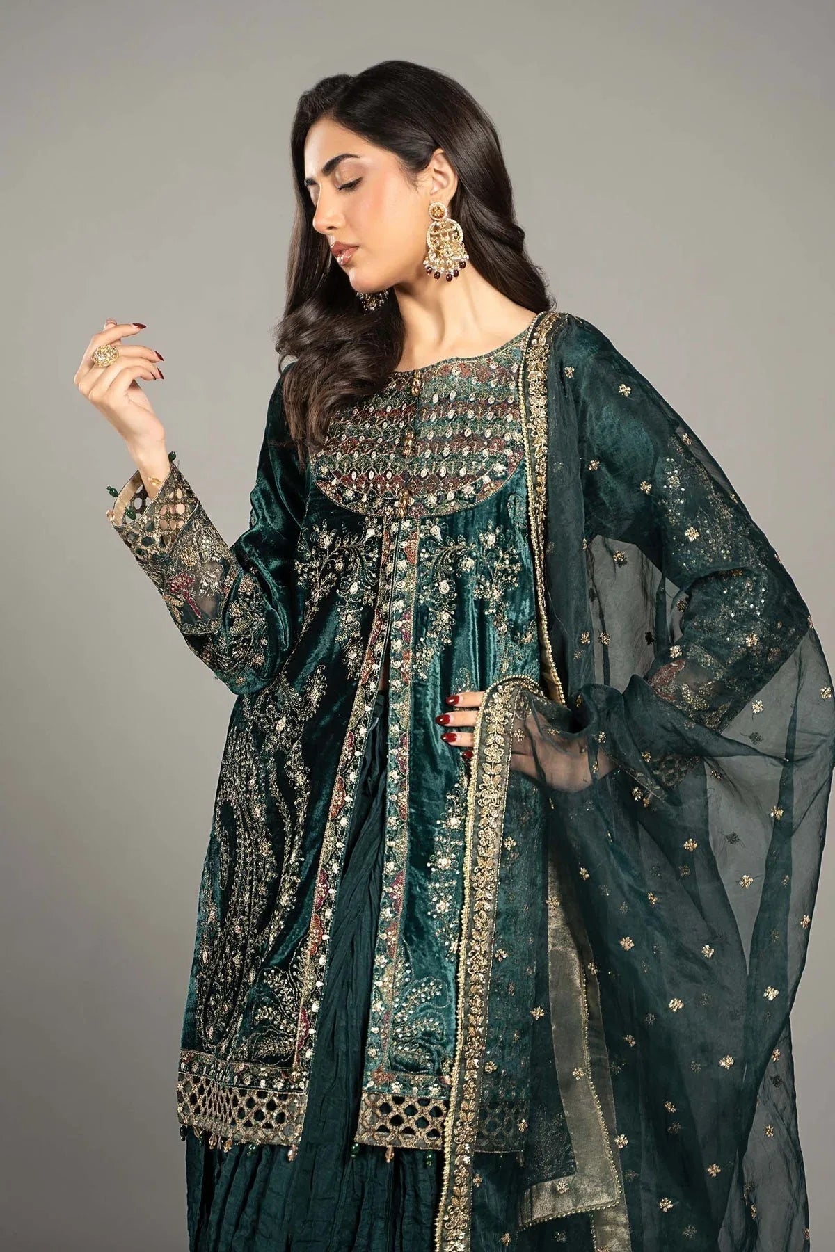 Maria B | Formal Wears | SF-W24-87 - Aqsa Fabrics