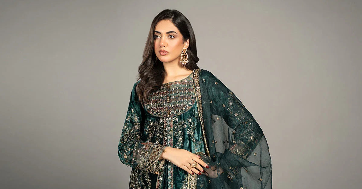 Maria B | Formal Wears | SF-W24-87 - Aqsa Fabrics