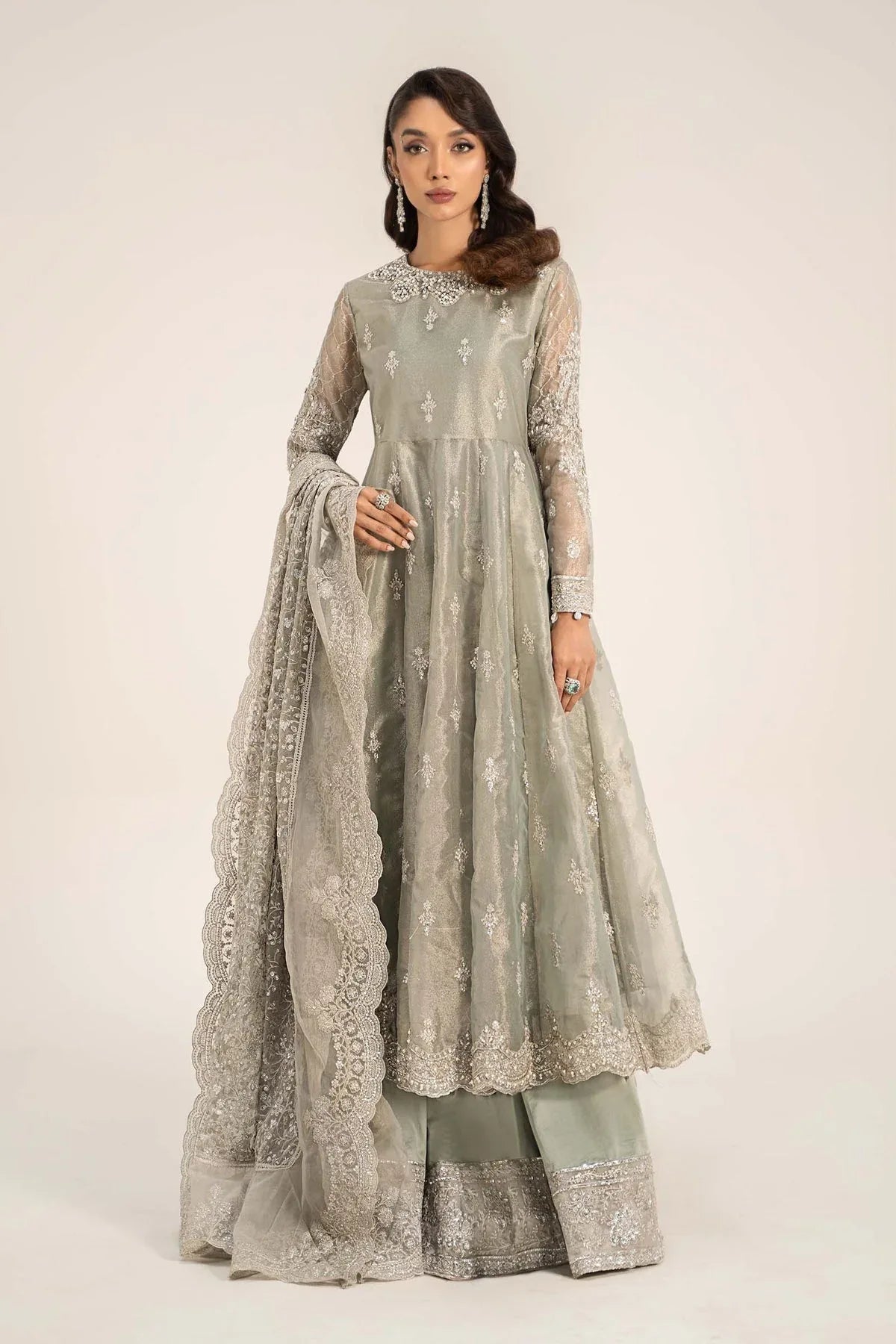 Maria B | Formal Wears | Tissue Suit | SF-W24-03 - Aqsa Fabrics