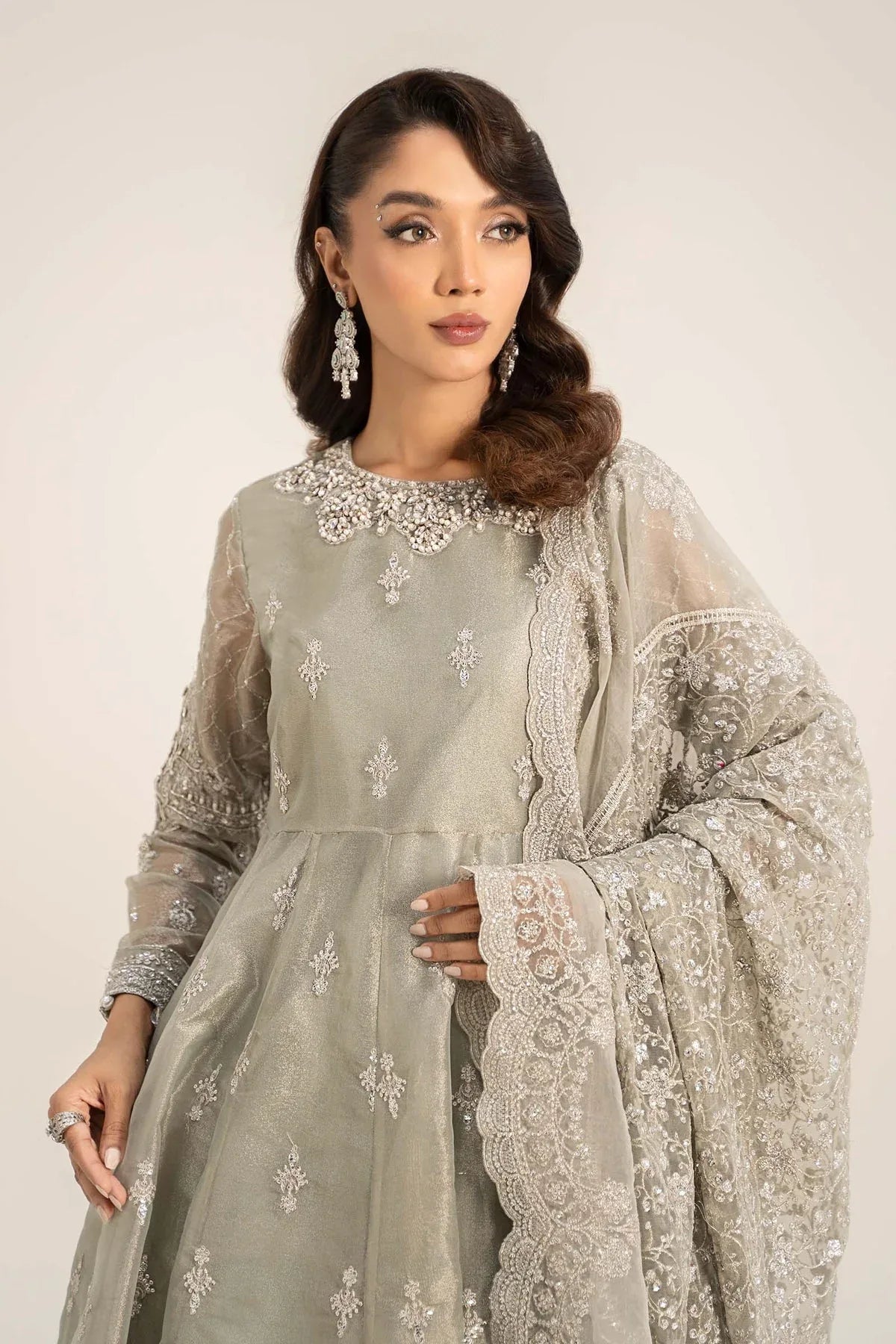 Maria B | Formal Wears | Tissue Suit | SF-W24-03 - Aqsa Fabrics