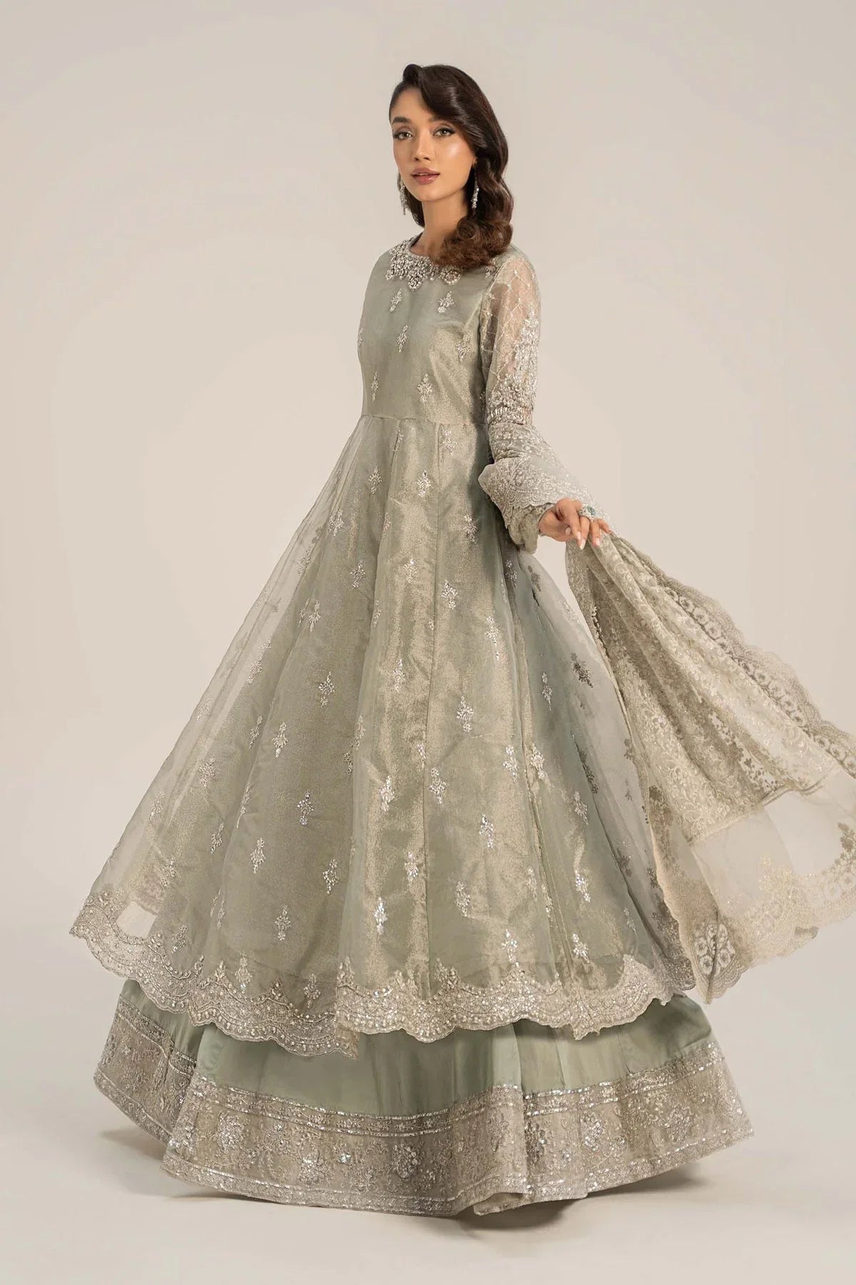 Maria B | Formal Wears | Tissue Suit | SF-W24-03 - Aqsa Fabrics