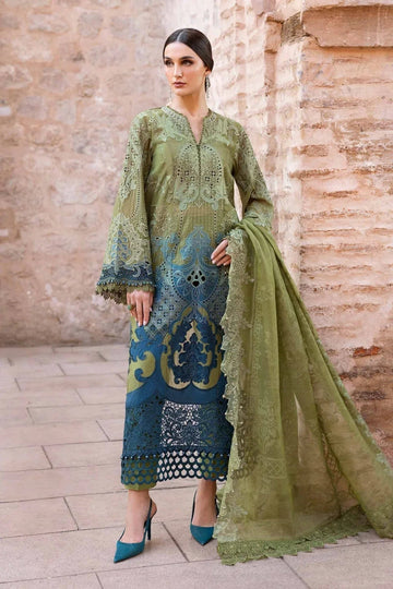 Maria B | Luxury Lawn 25 | D-2501-A - Aqsa Fabrics