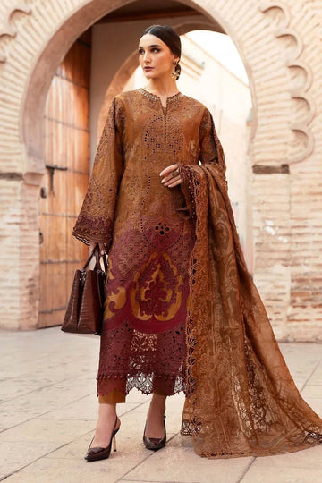 Maria B | Luxury Lawn 25 | D-2501-B - Aqsa Fabrics