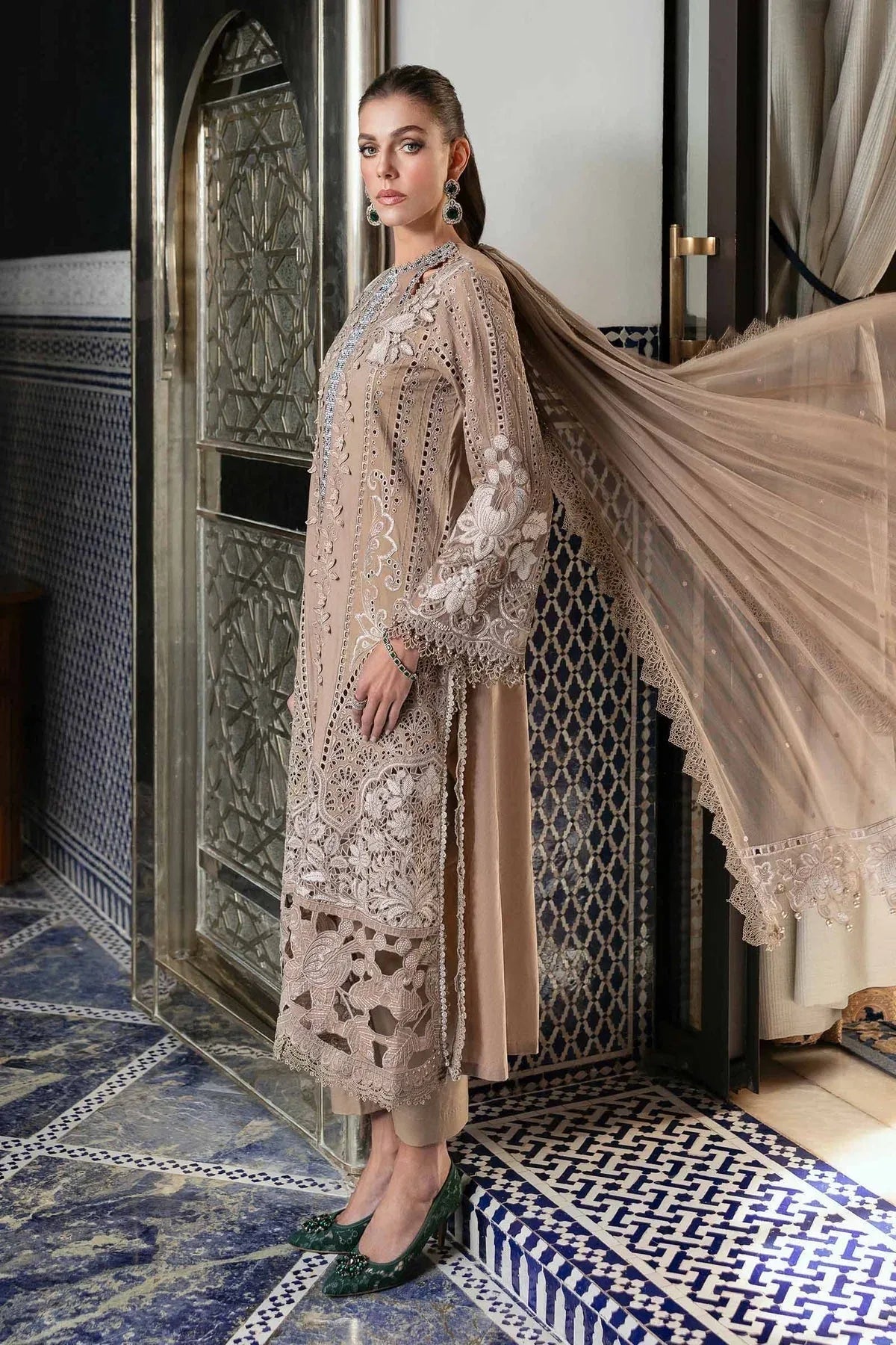 Maria B | Luxury Lawn 25 | D-2503-A - Aqsa Fabrics