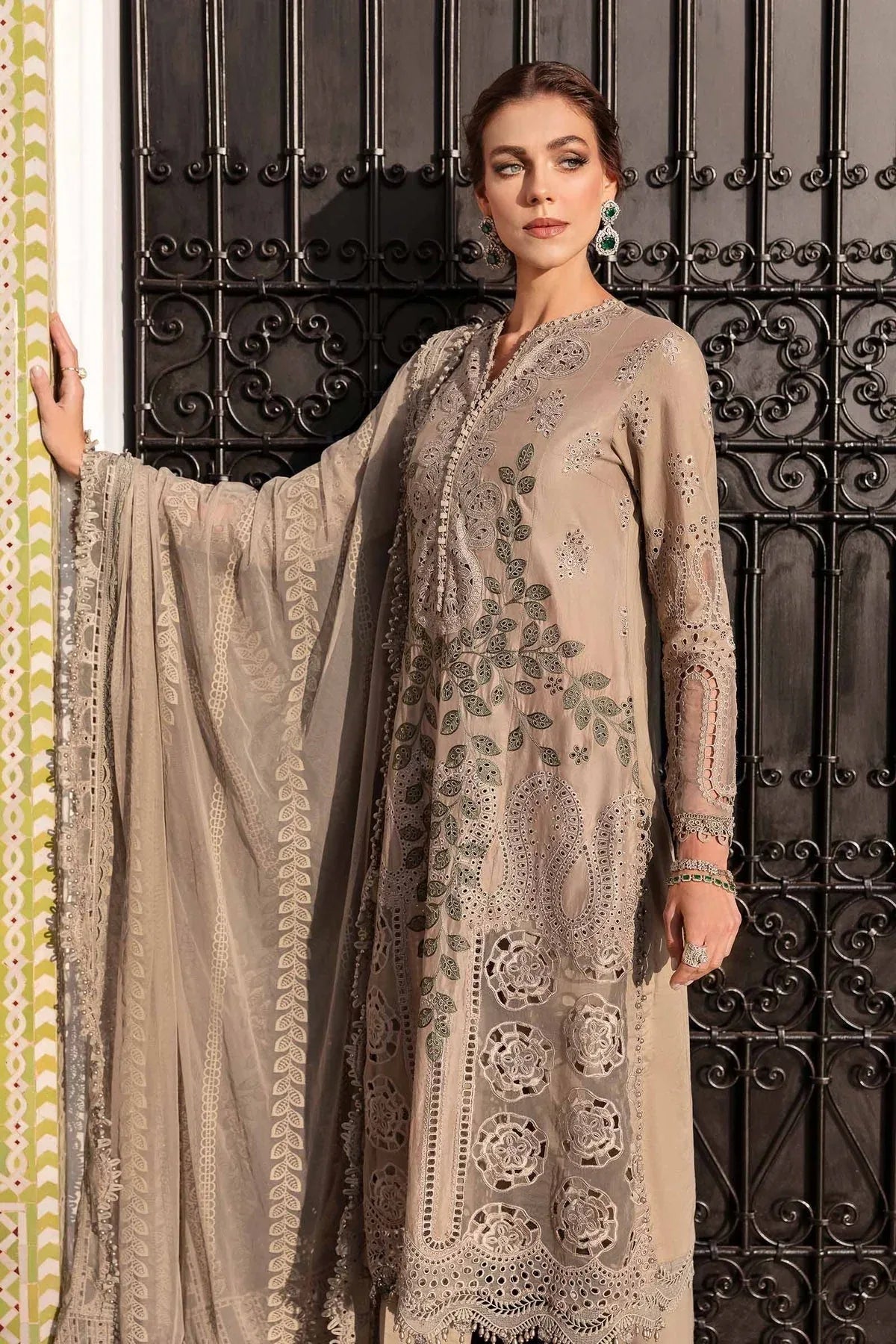 Maria B | Luxury Lawn 25 | D-2503-A - Aqsa Fabrics