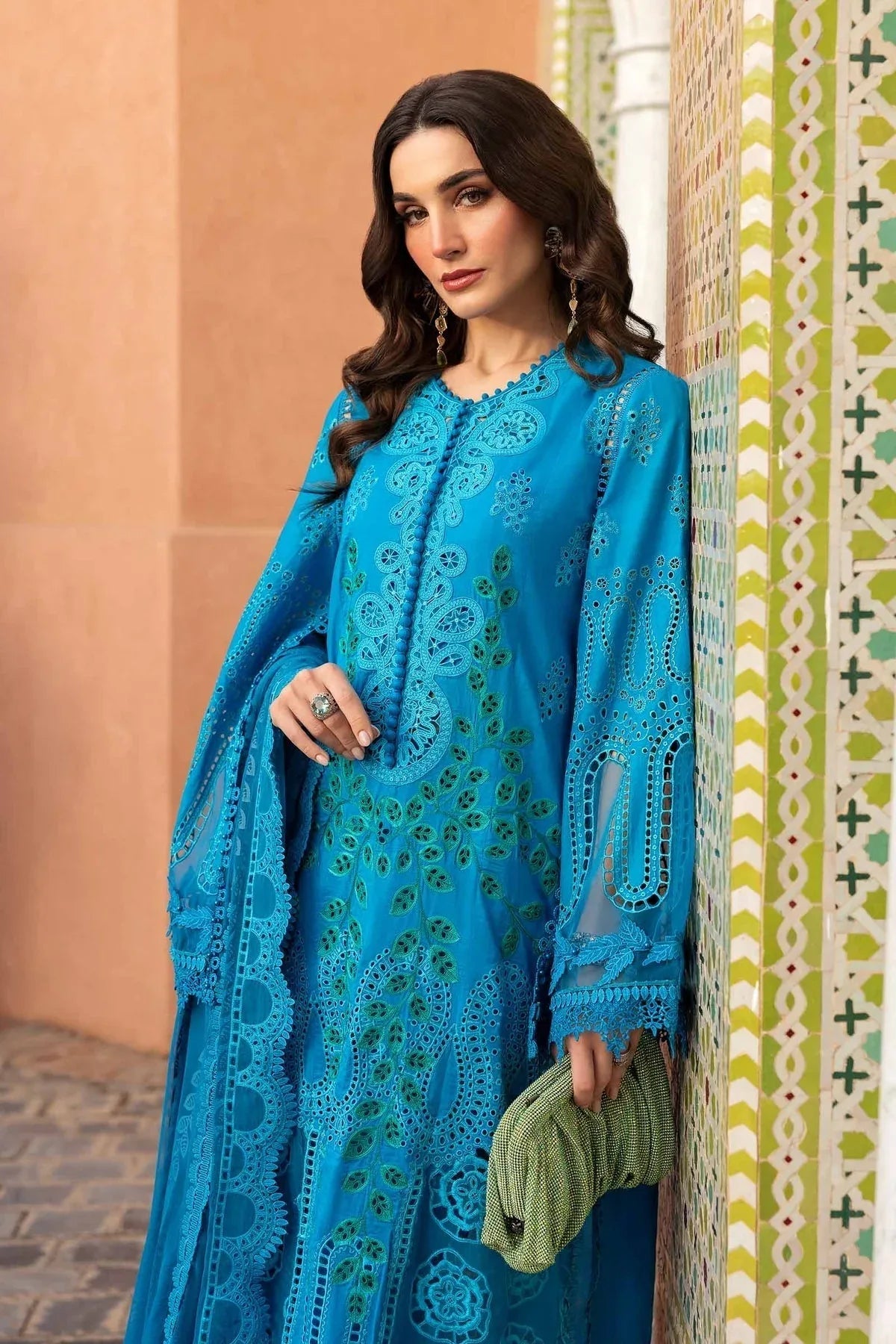 Maria B | Luxury Lawn 25 | D-2503-B - Aqsa Fabrics