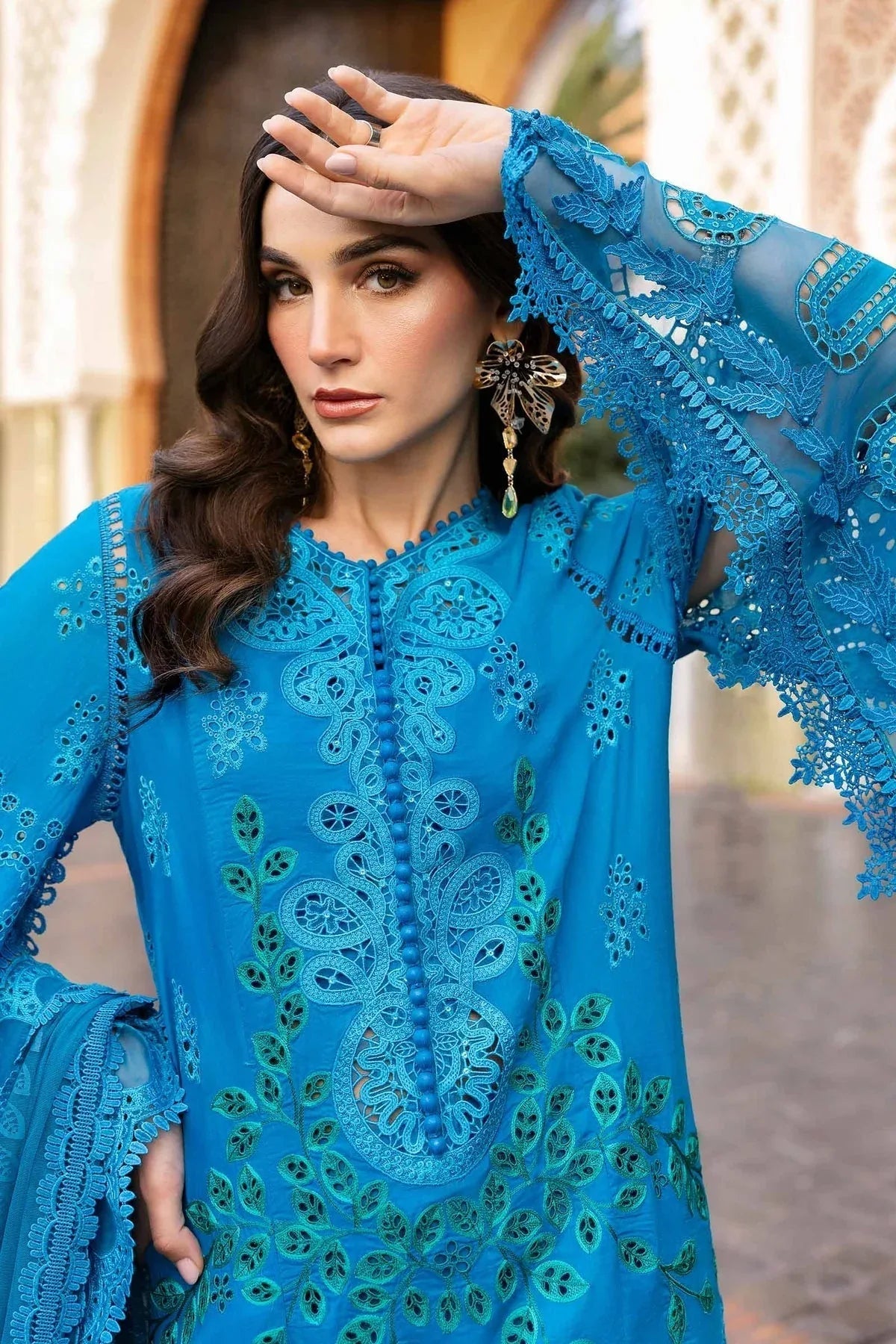 Maria B | Luxury Lawn 25 | D-2503-B - Aqsa Fabrics