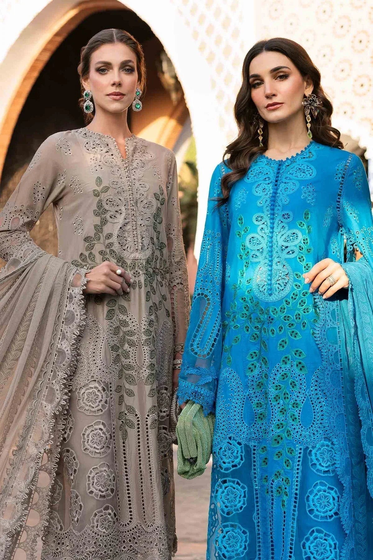 Maria B | Luxury Lawn 25 | D-2503-B - Aqsa Fabrics