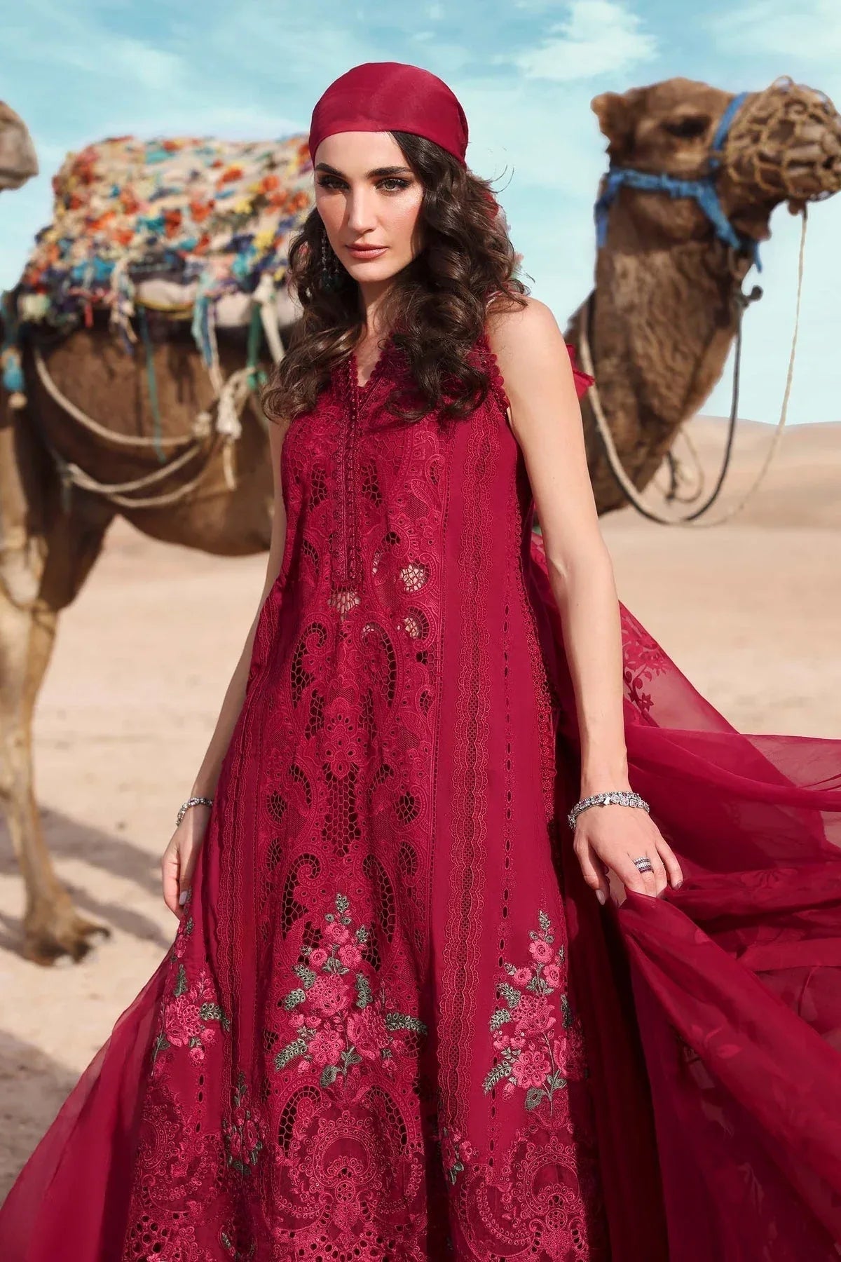Maria B | Luxury Lawn 25 | D-2504-A - Aqsa Fabrics
