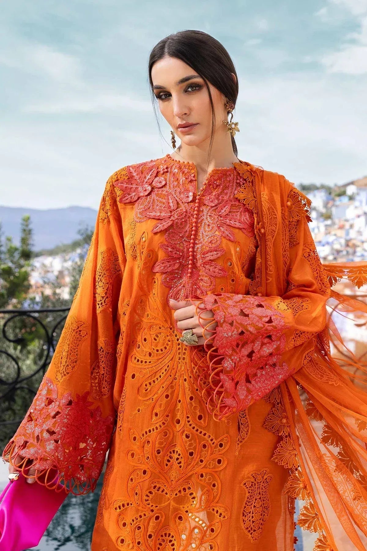 Maria B | Luxury Lawn 25 | D-2505-B - Aqsa Fabrics
