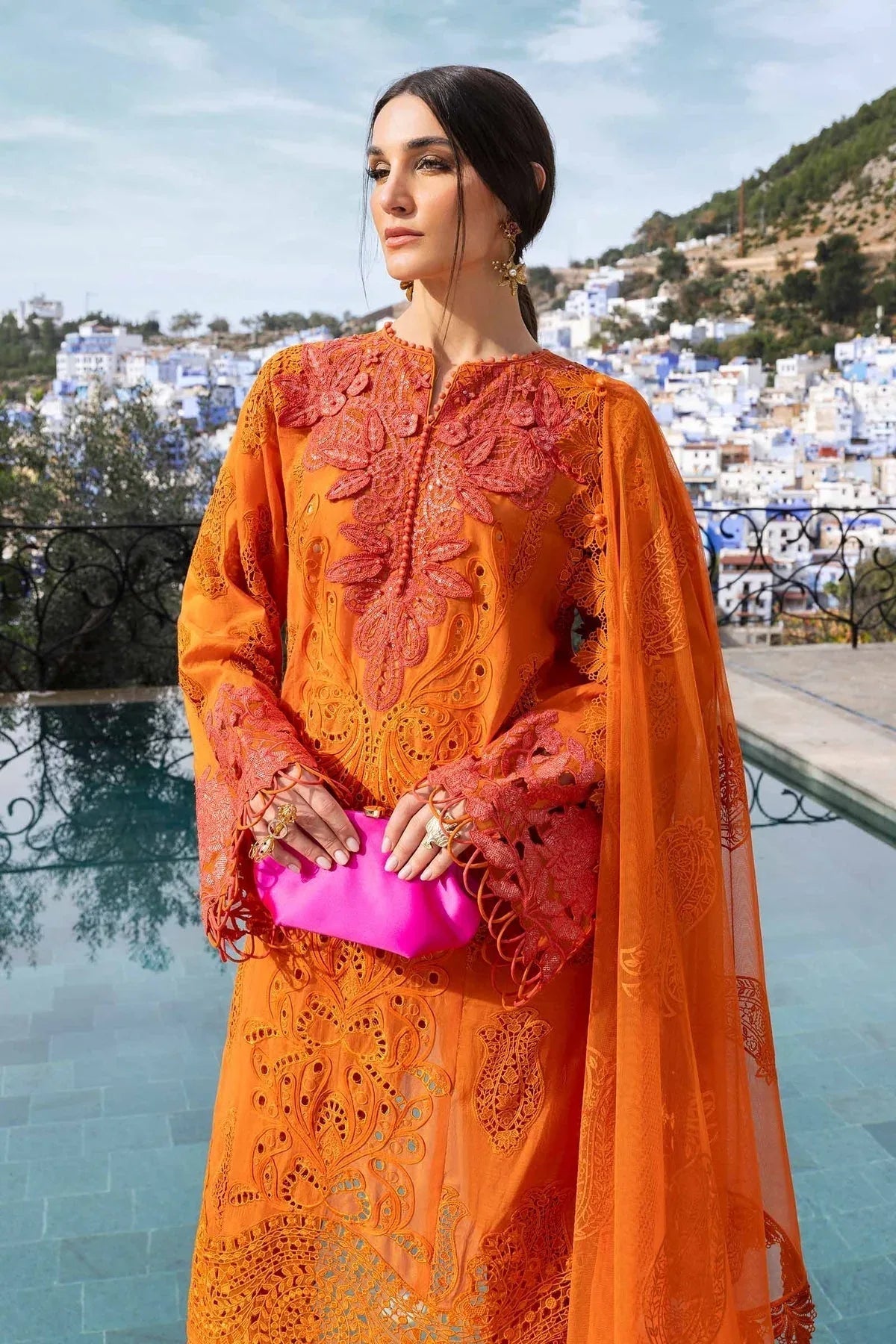 Maria B | Luxury Lawn 25 | D-2505-B - Aqsa Fabrics