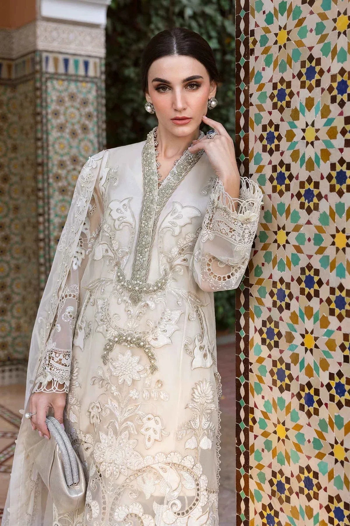 Maria B | Luxury Lawn 25 | D-2506-A - Aqsa Fabrics