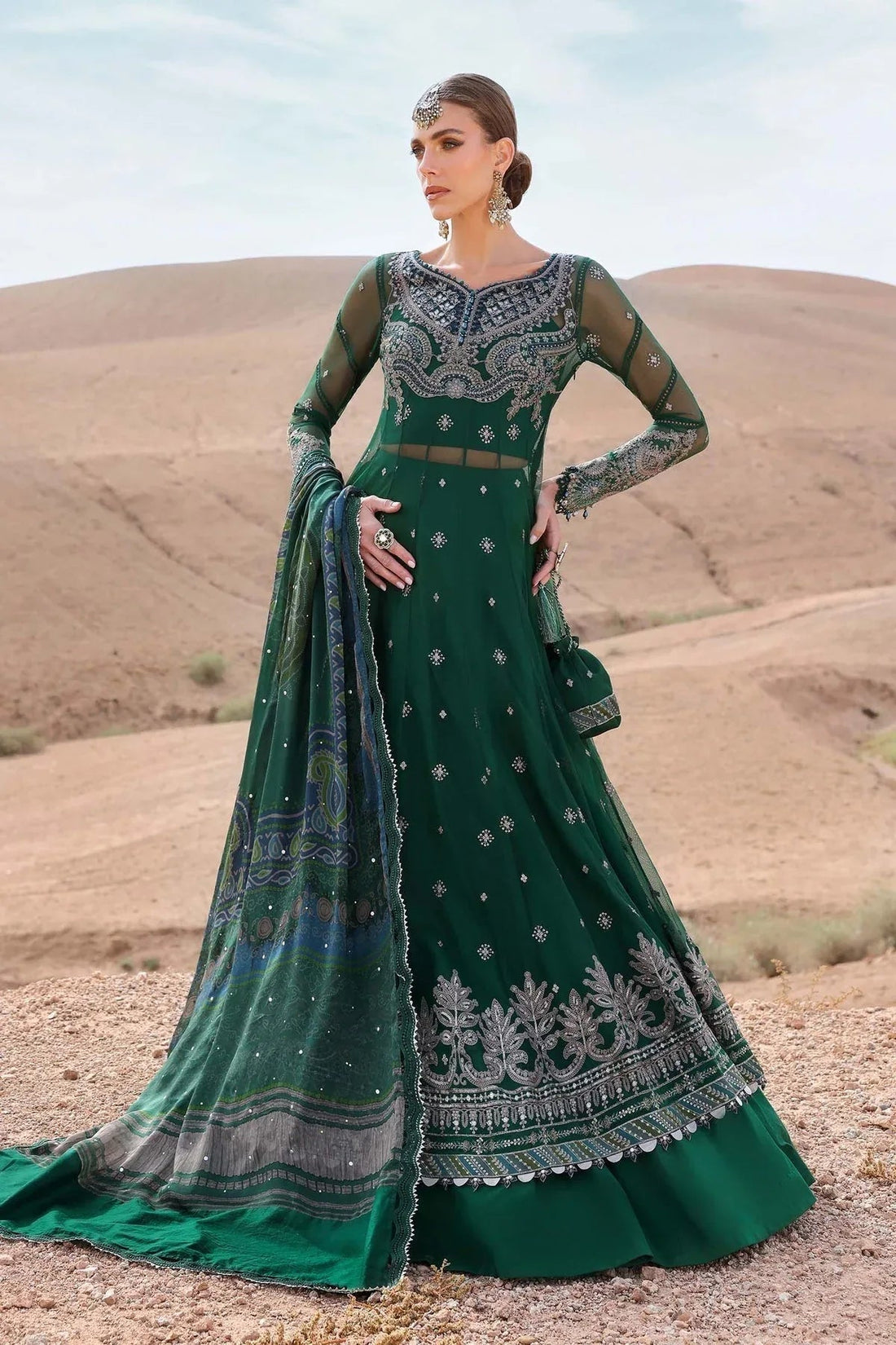 Maria B | Luxury Lawn 25 | D-2507-A - Aqsa Fabrics