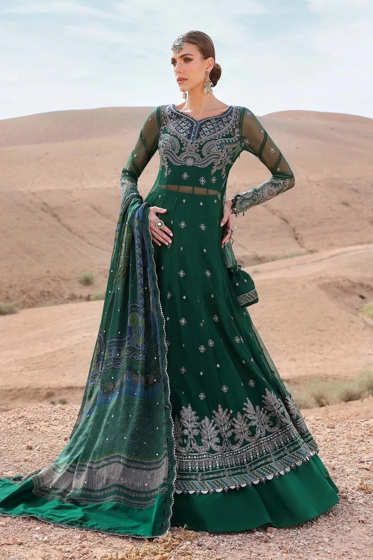 Maria B | Luxury Lawn 25 | D-2507-A - Aqsa Fabrics