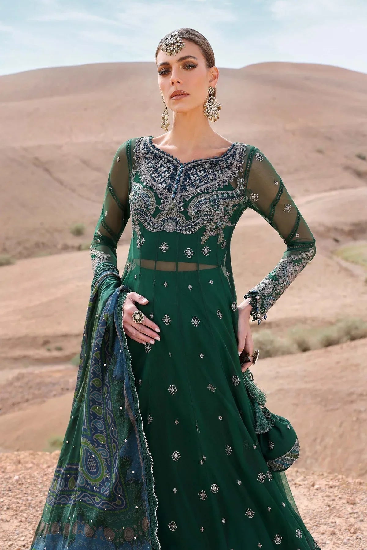 Maria B | Luxury Lawn 25 | D-2507-A - Aqsa Fabrics