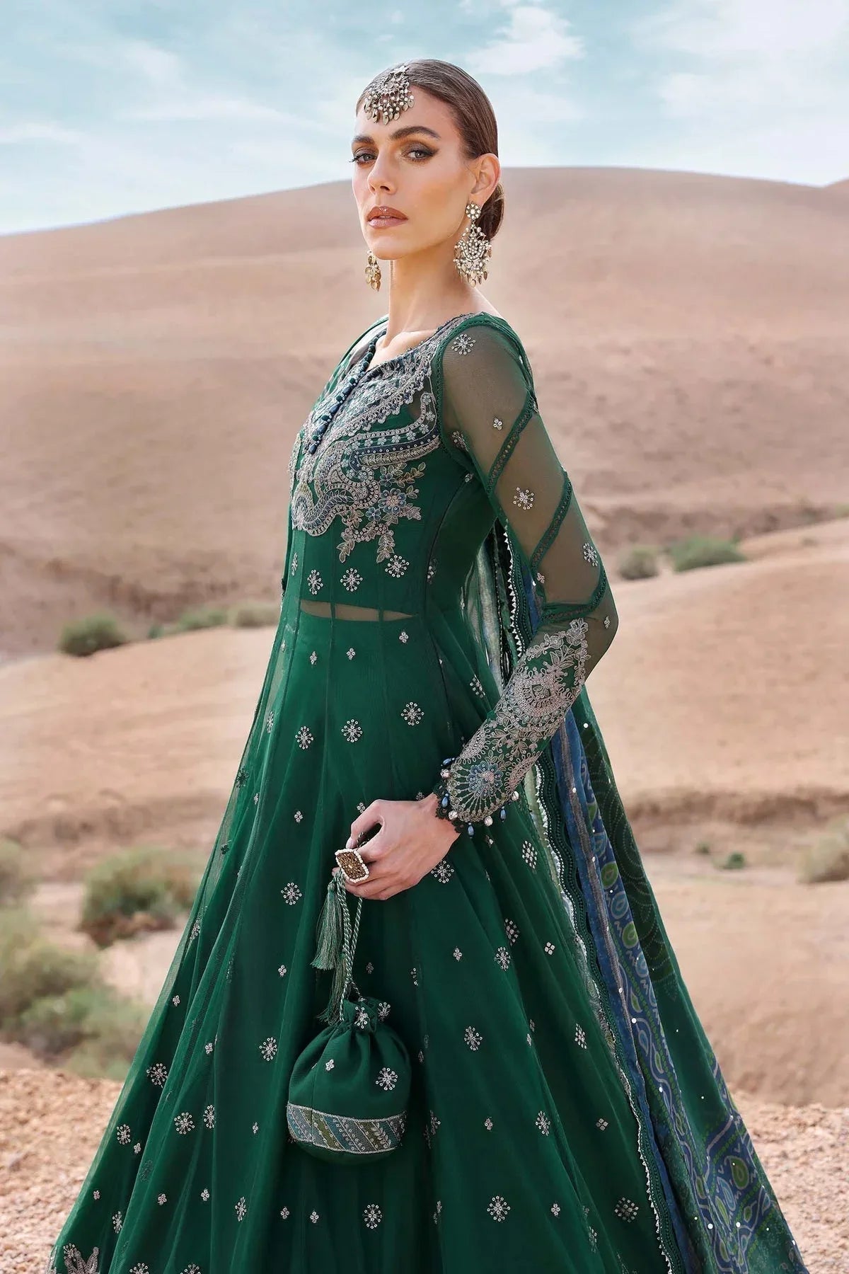 Maria B | Luxury Lawn 25 | D-2507-A - Aqsa Fabrics