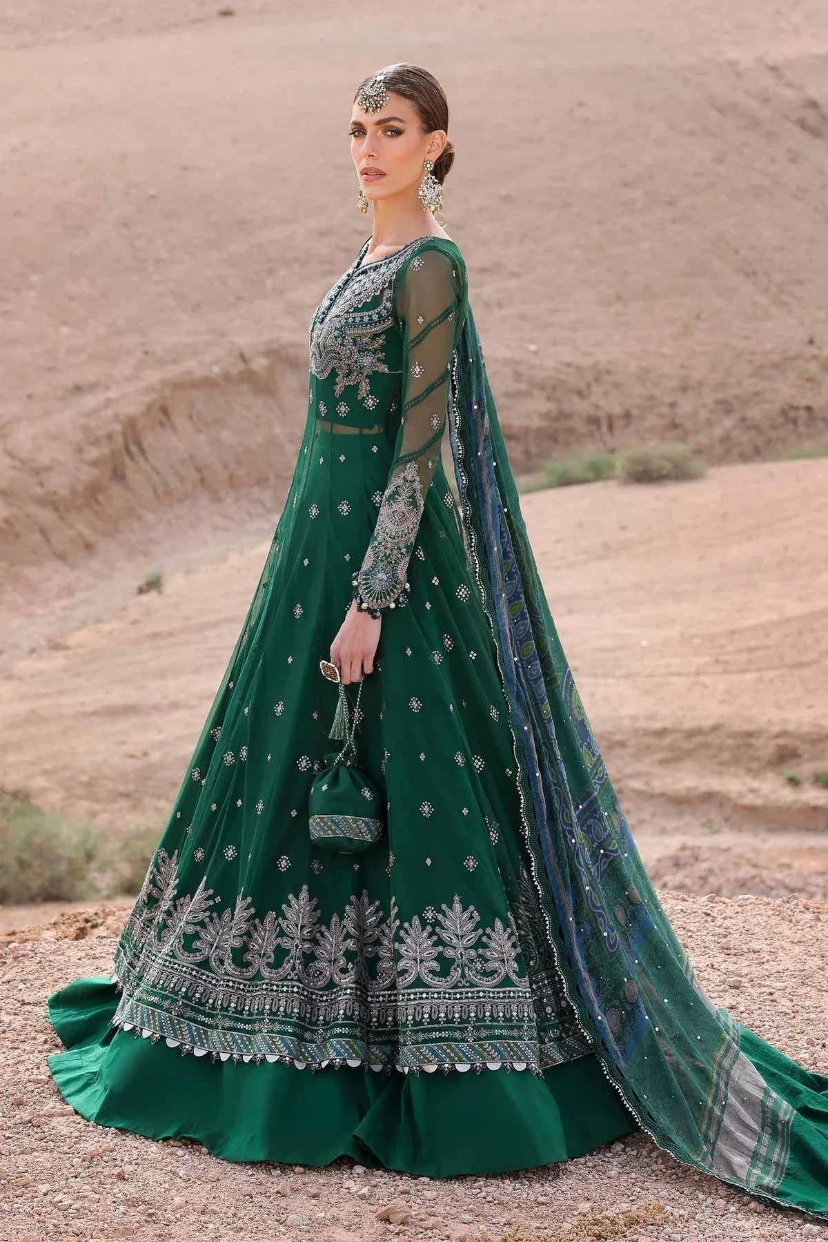 Maria B | Luxury Lawn 25 | D-2507-A - Aqsa Fabrics
