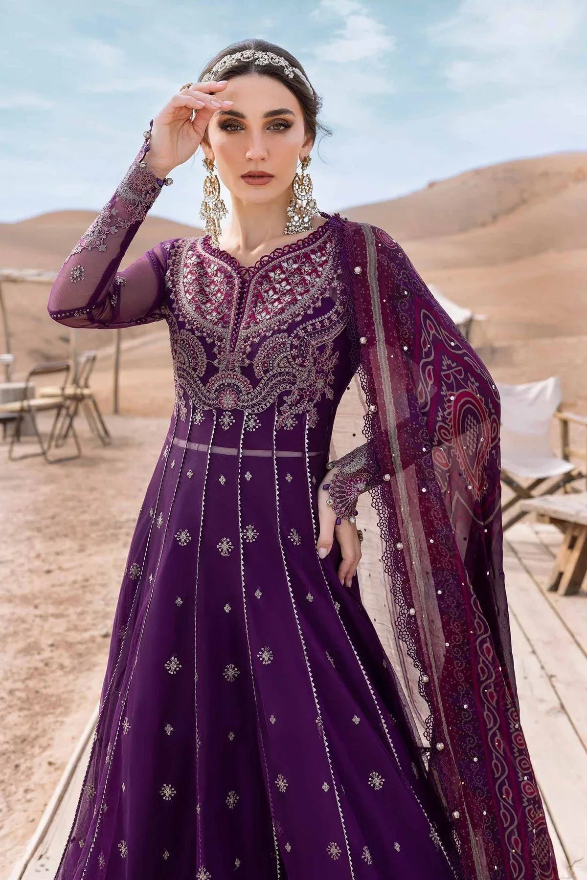 Maria B | Luxury Lawn 25 | D-2507-B - Aqsa Fabrics