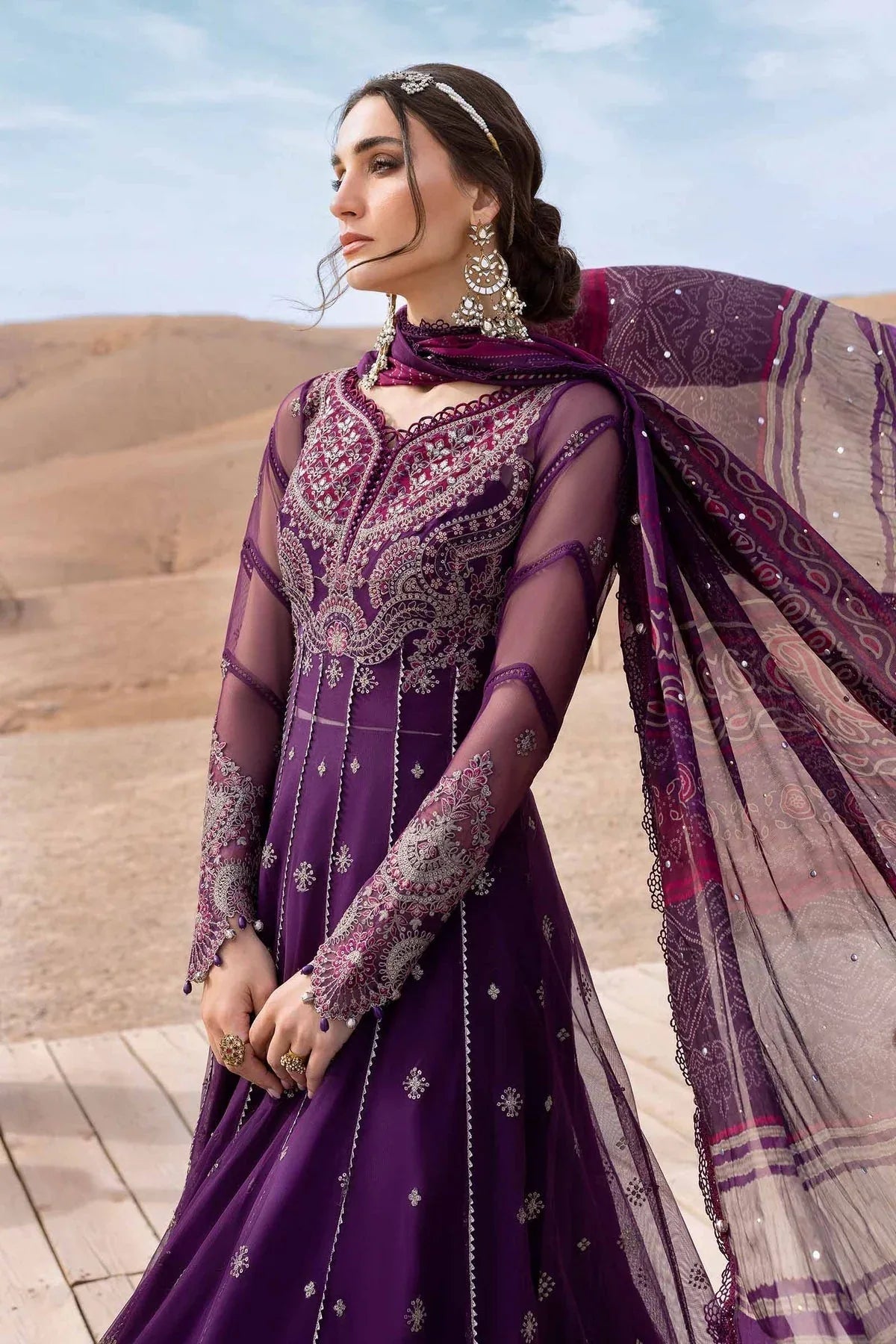Maria B | Luxury Lawn 25 | D-2507-B - Aqsa Fabrics