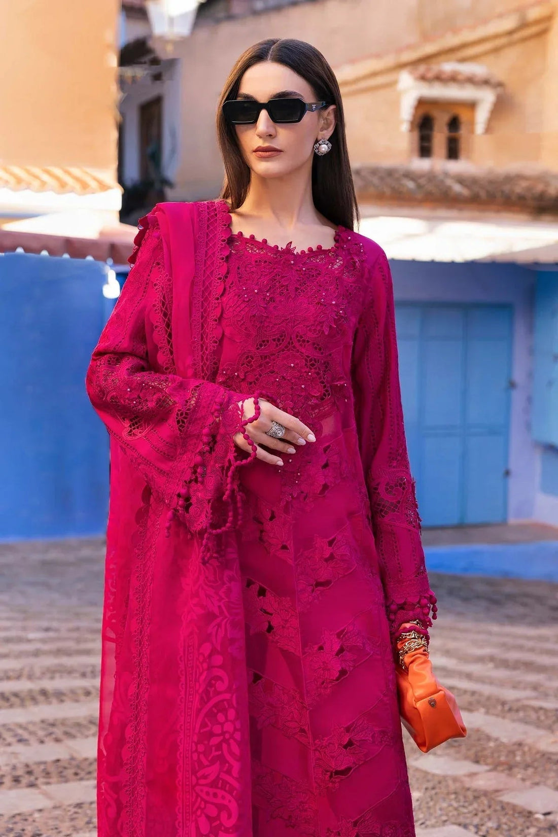 Maria B | Luxury Lawn 25 | D-2508-A - Aqsa Fabrics
