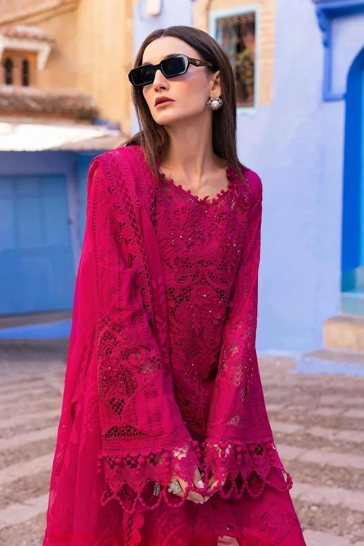 Maria B | Luxury Lawn 25 | D-2508-A - Aqsa Fabrics