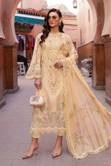 Maria B | Luxury Lawn 25 | D-2509-A - Aqsa Fabrics