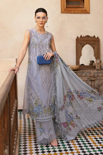 Maria B | Luxury Lawn 25 | D-2509-B - Aqsa Fabrics