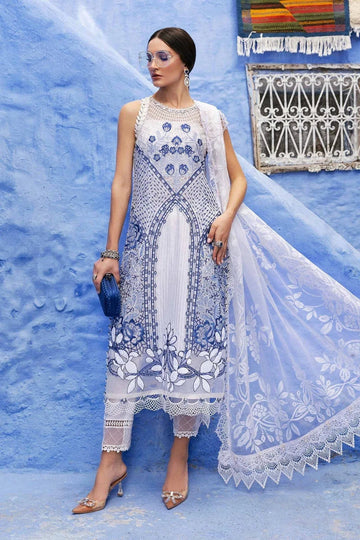 Maria B | Luxury Lawn 25 | D-2510-A - Aqsa Fabrics