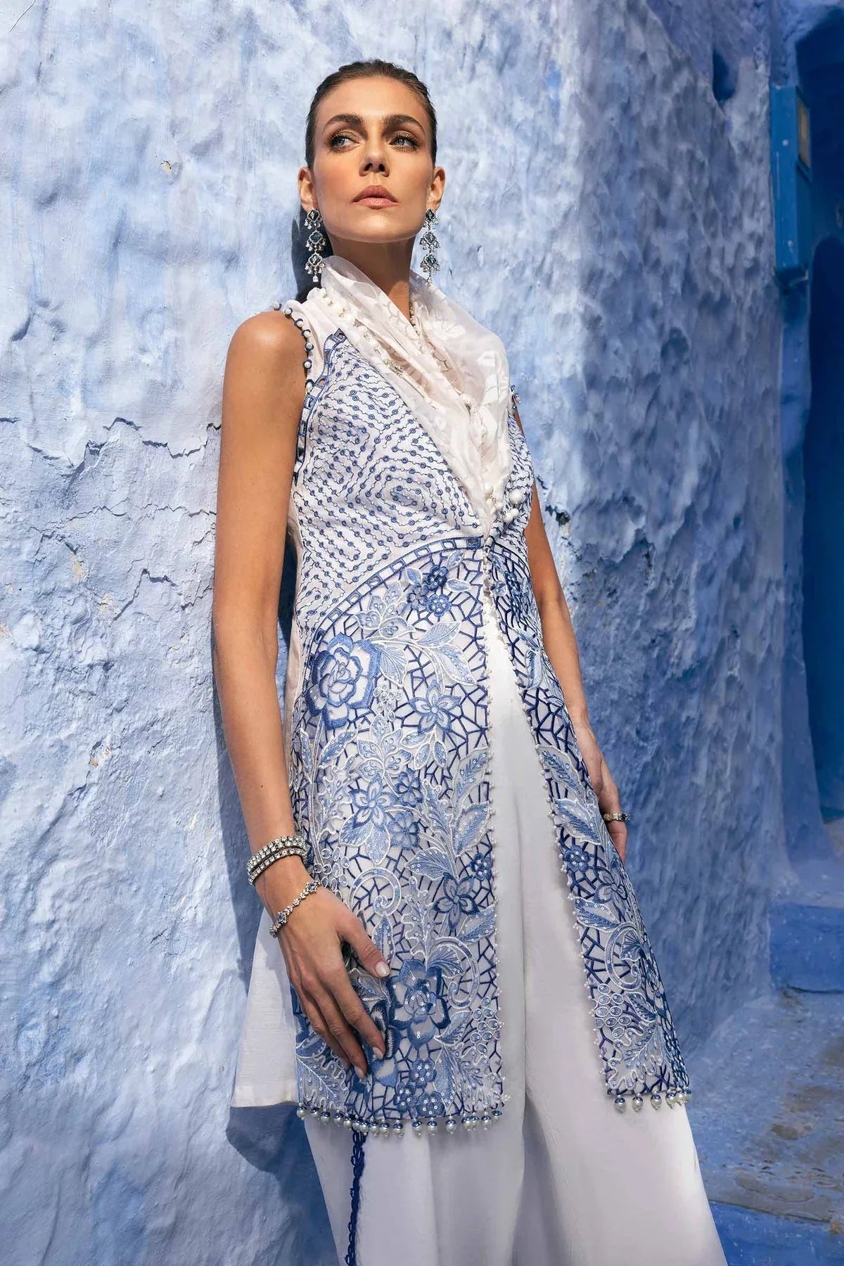 Maria B | Luxury Lawn 25 | D-2510-A - Aqsa Fabrics