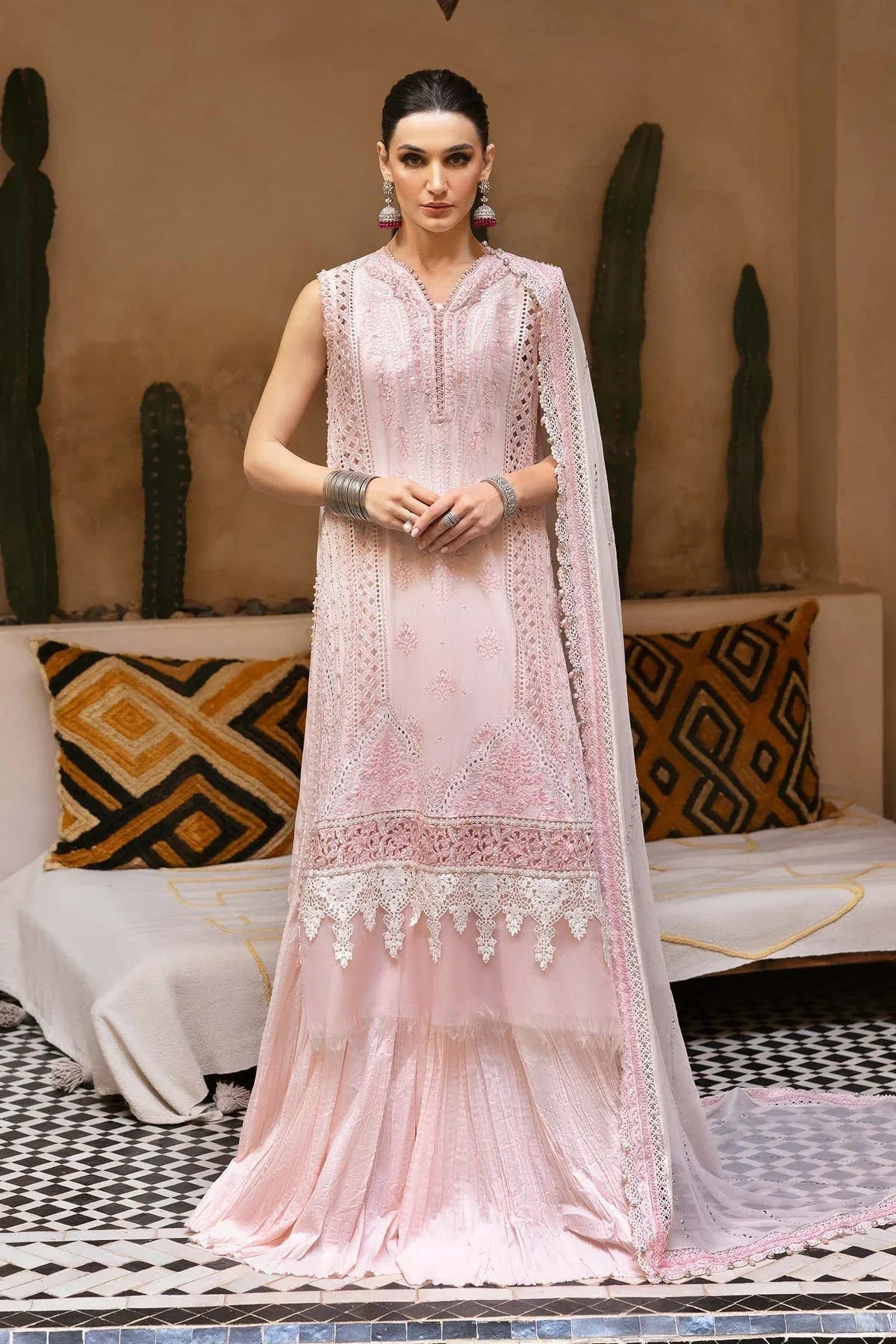Maria B | Luxury Lawn 25 | D-2511-A - Aqsa Fabrics