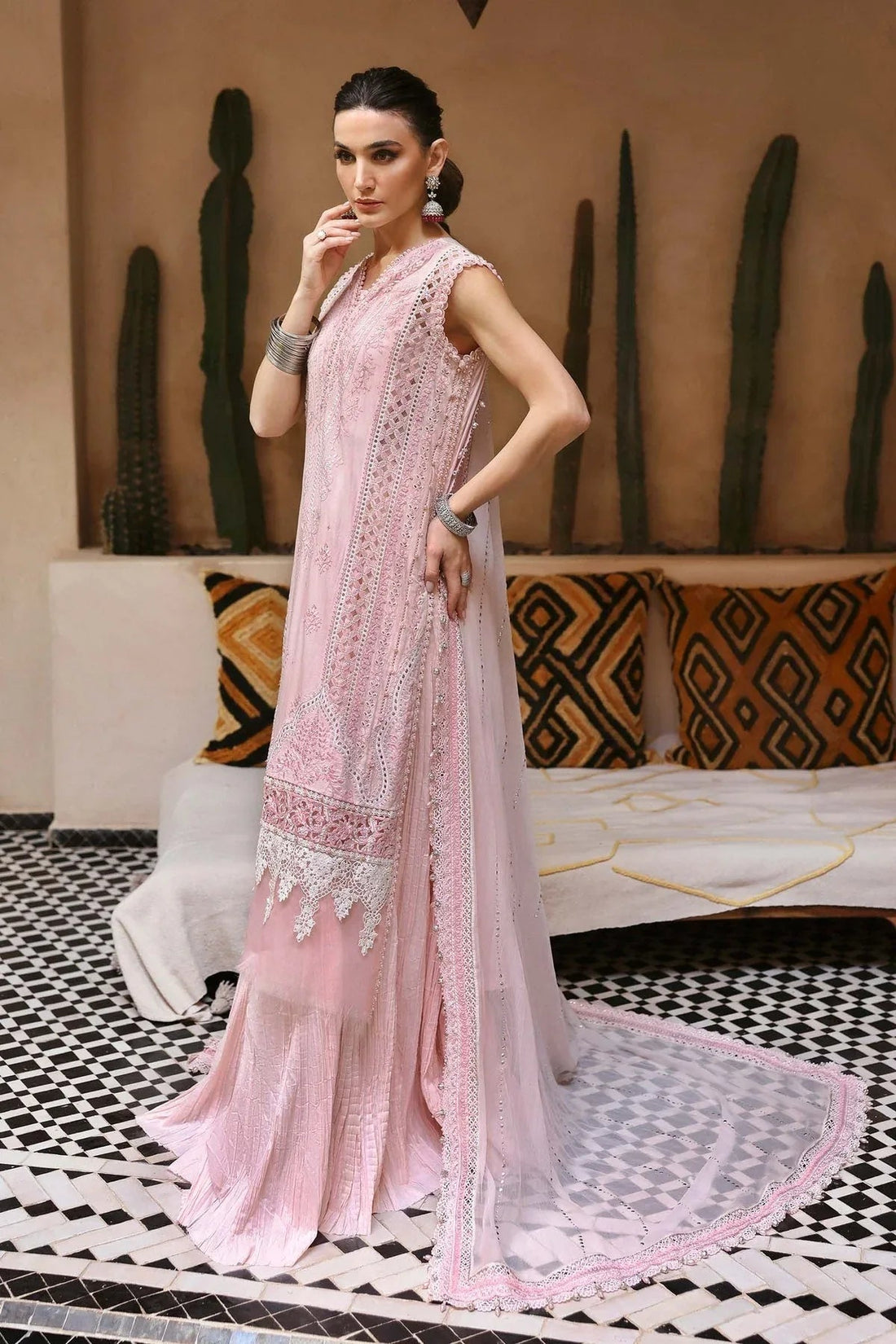 Maria B | Luxury Lawn 25 | D-2511-A - Aqsa Fabrics