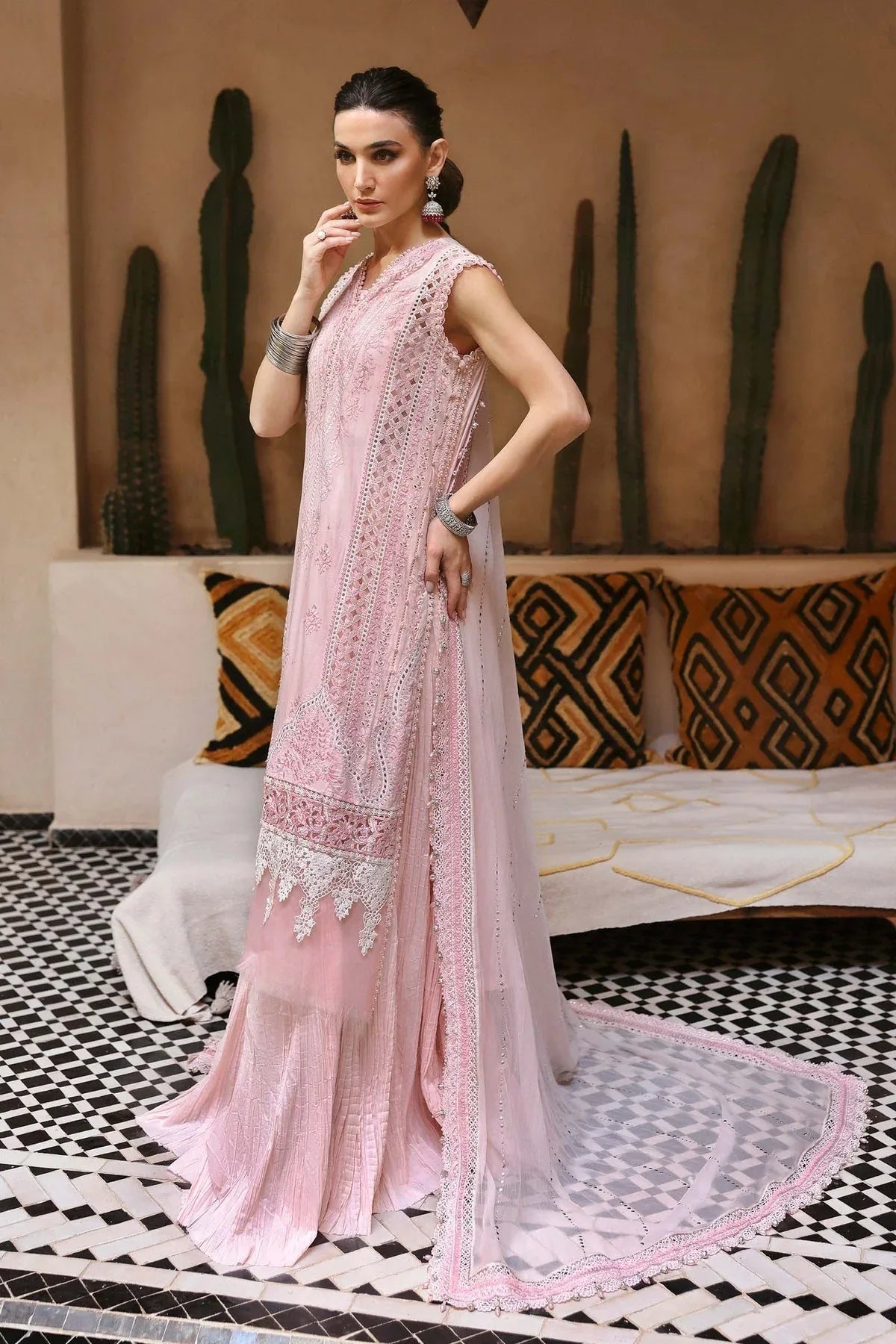 Maria B | Luxury Lawn 25 | D-2511-A - Aqsa Fabrics