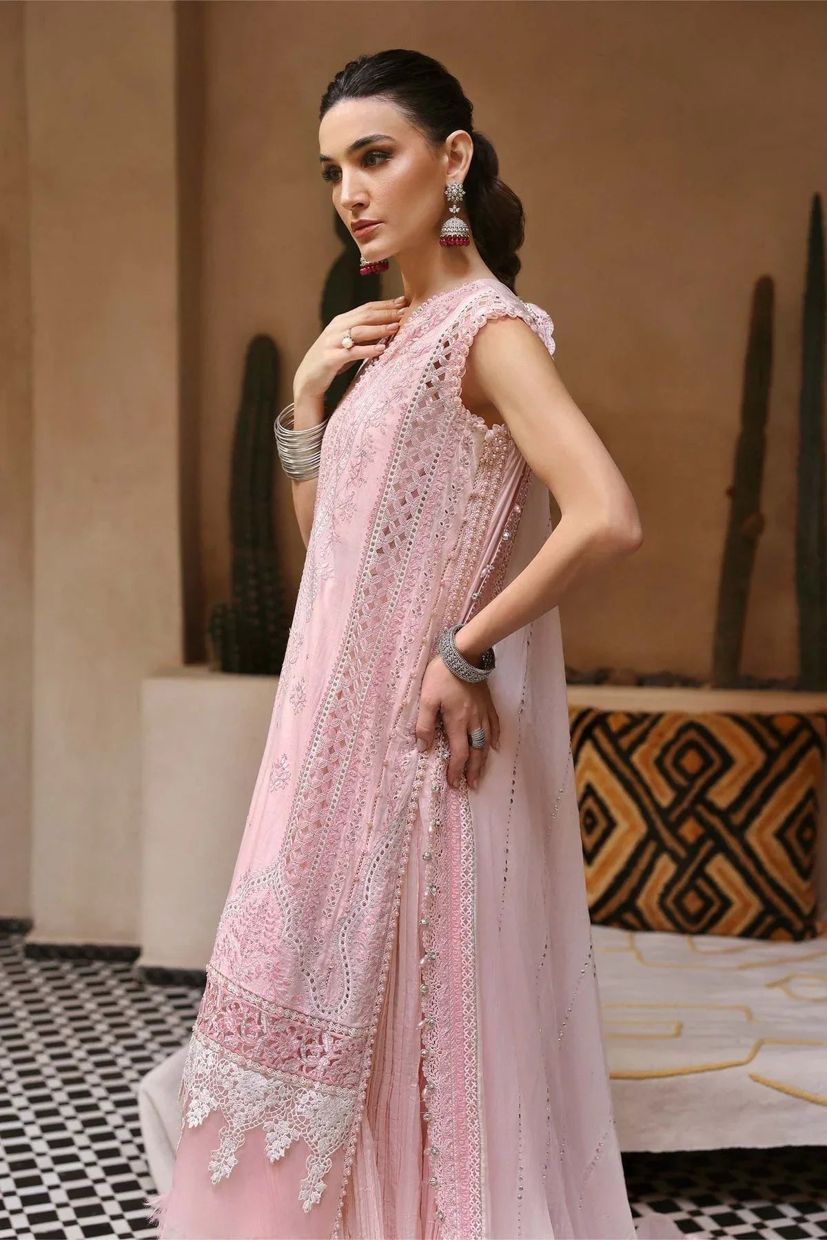 Maria B | Luxury Lawn 25 | D-2511-A - Aqsa Fabrics