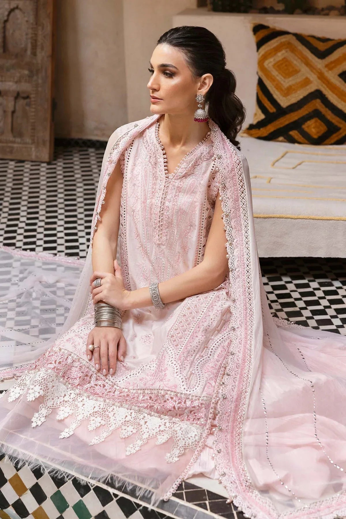 Maria B | Luxury Lawn 25 | D-2511-A - Aqsa Fabrics