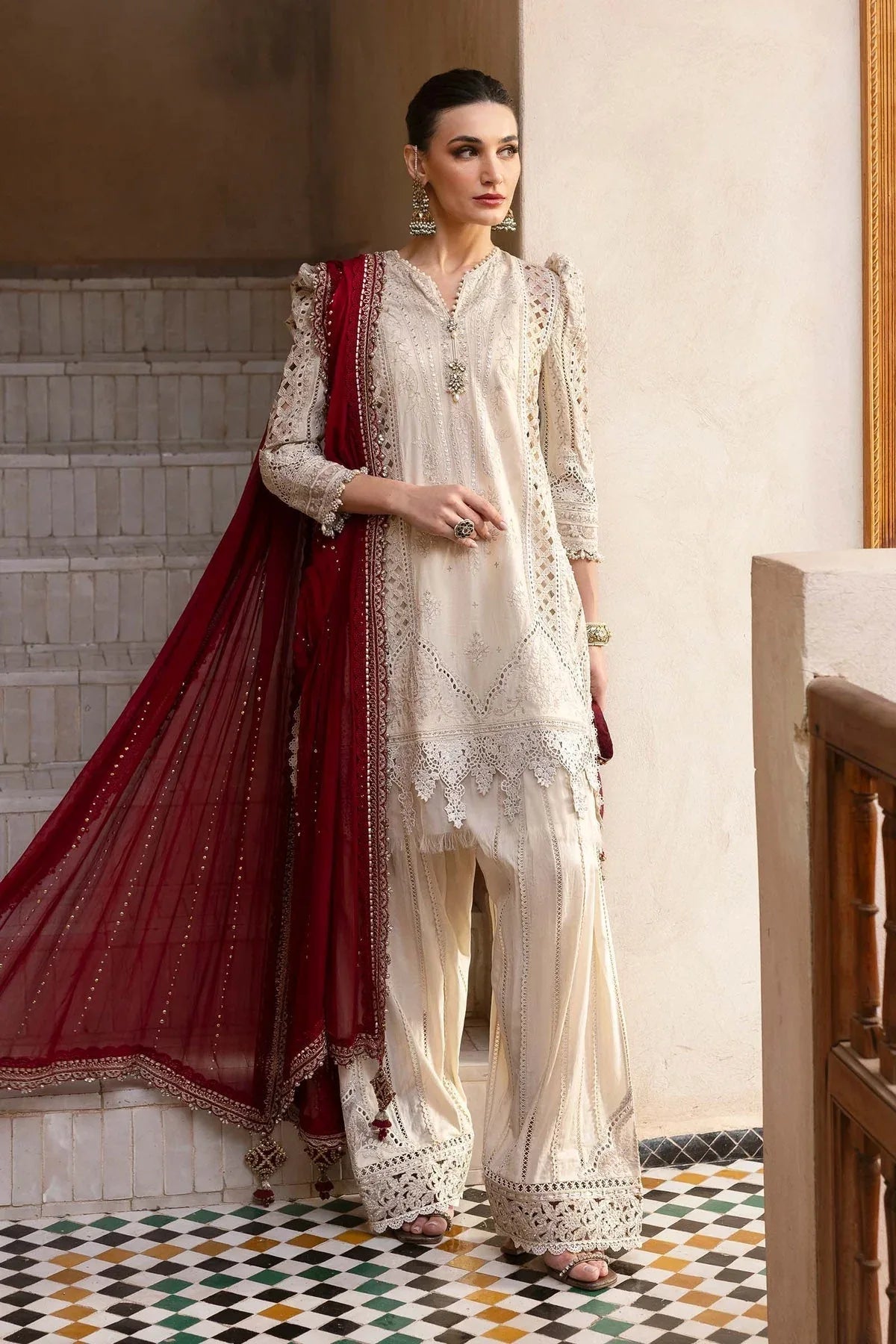 Maria B | Luxury Lawn 25 | D-2511-B - Aqsa Fabrics