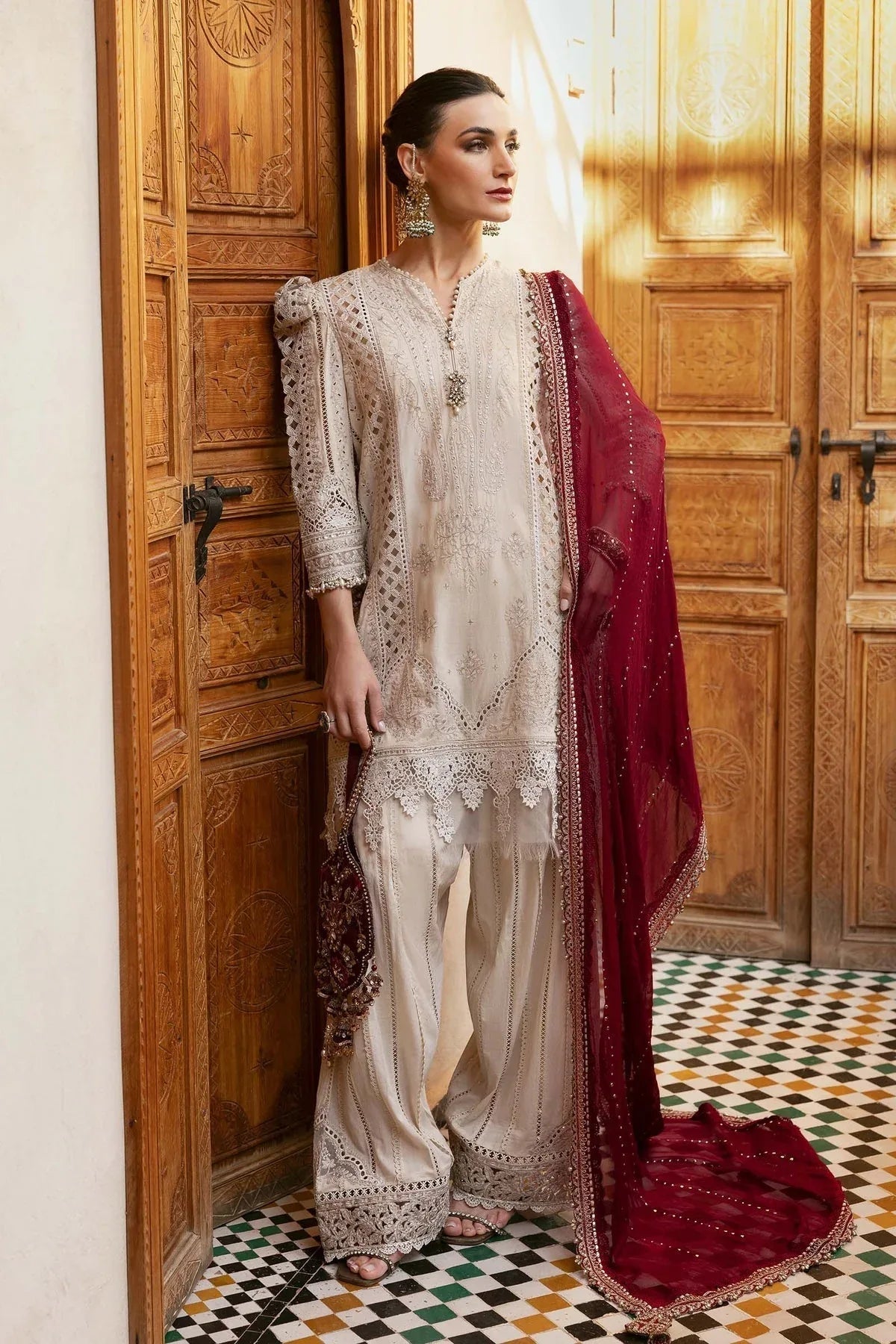 Maria B | Luxury Lawn 25 | D-2511-B - Aqsa Fabrics