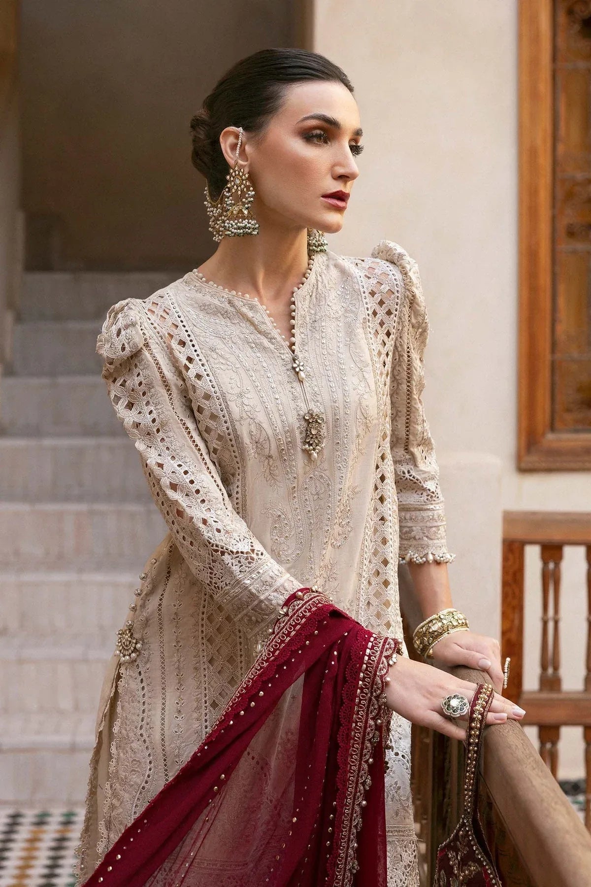 Maria B | Luxury Lawn 25 | D-2511-B - Aqsa Fabrics