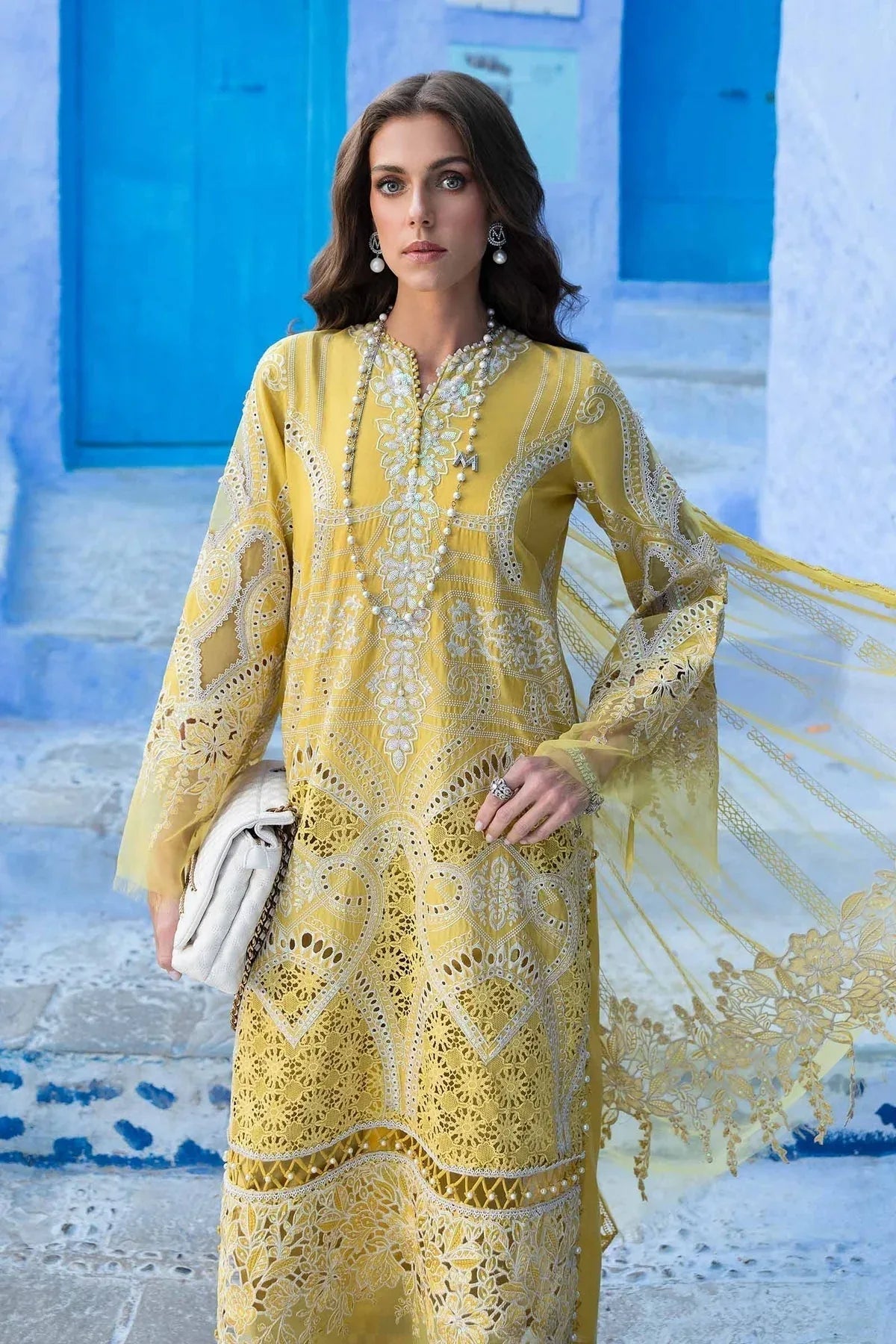 Maria B | Luxury Lawn 25 | D-2512-A - Aqsa Fabrics