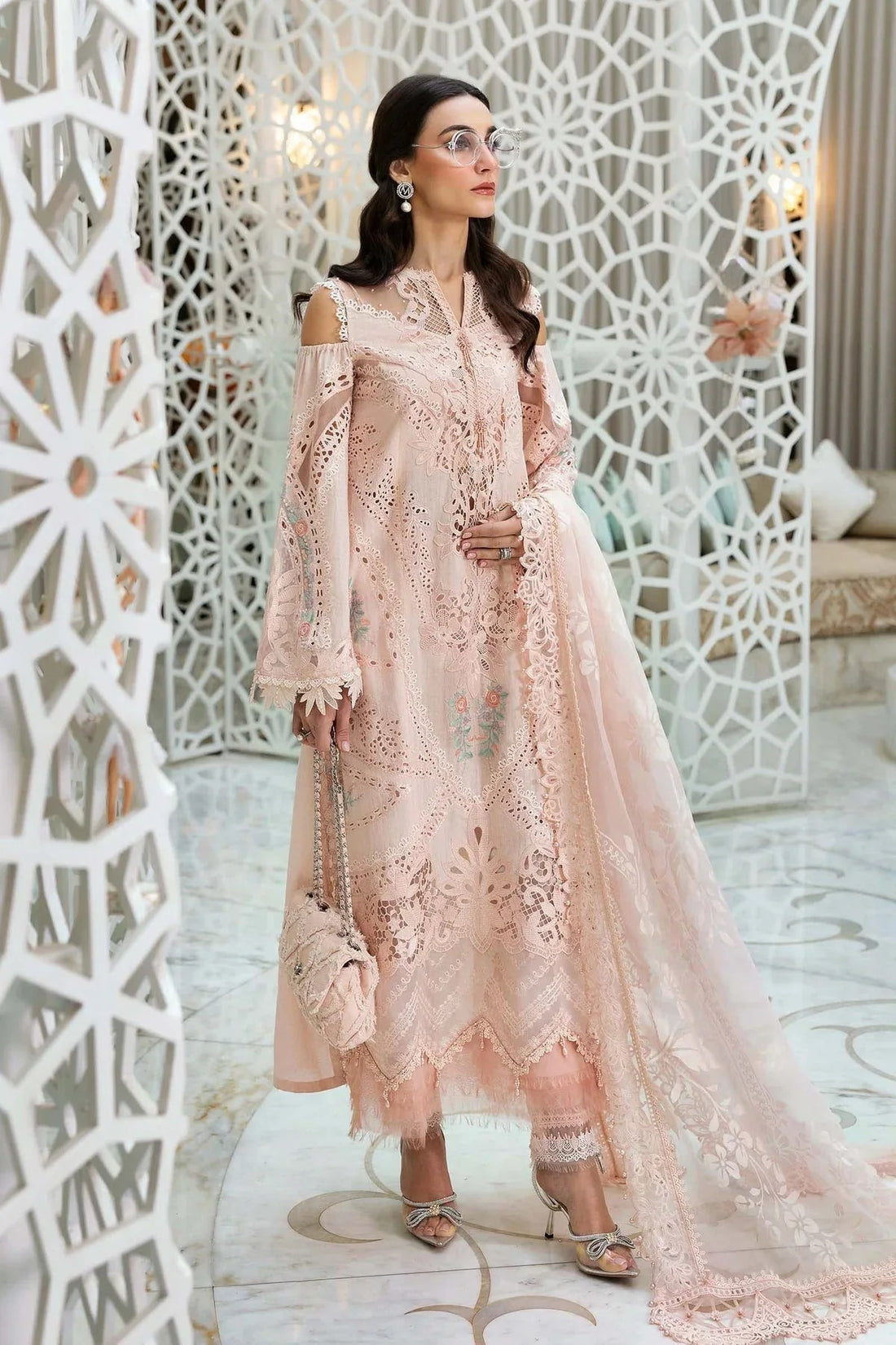Maria B | Luxury Lawn 25 | D-2513-A - Aqsa Fabrics