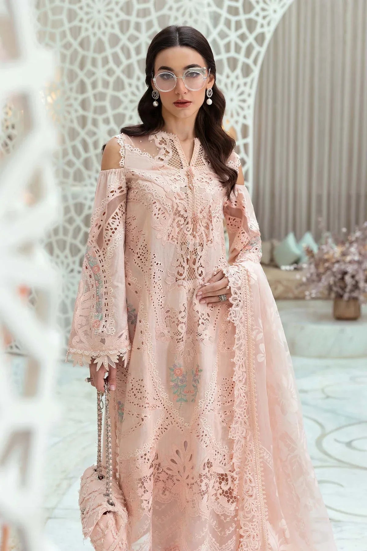Maria B | Luxury Lawn 25 | D-2513-A - Aqsa Fabrics