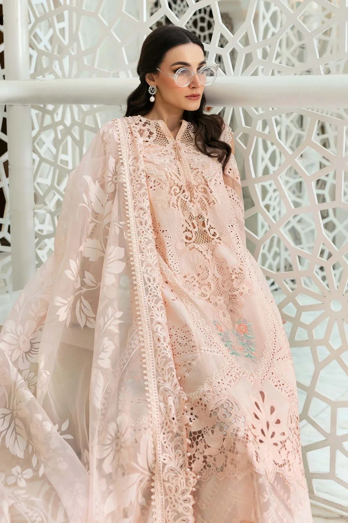 Maria B | Luxury Lawn 25 | D-2513-A - Aqsa Fabrics