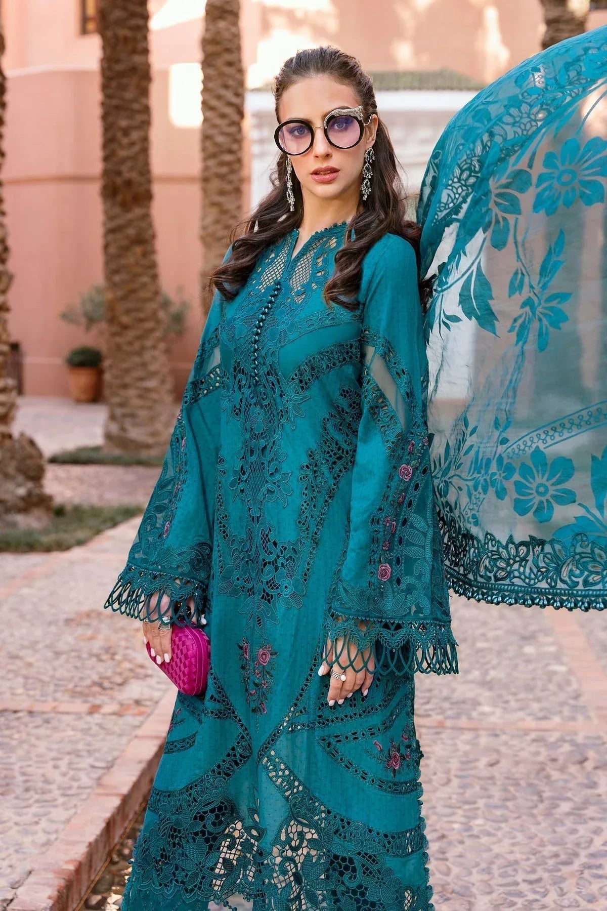 Maria B | Luxury Lawn 25 | D-2513-B - Aqsa Fabrics