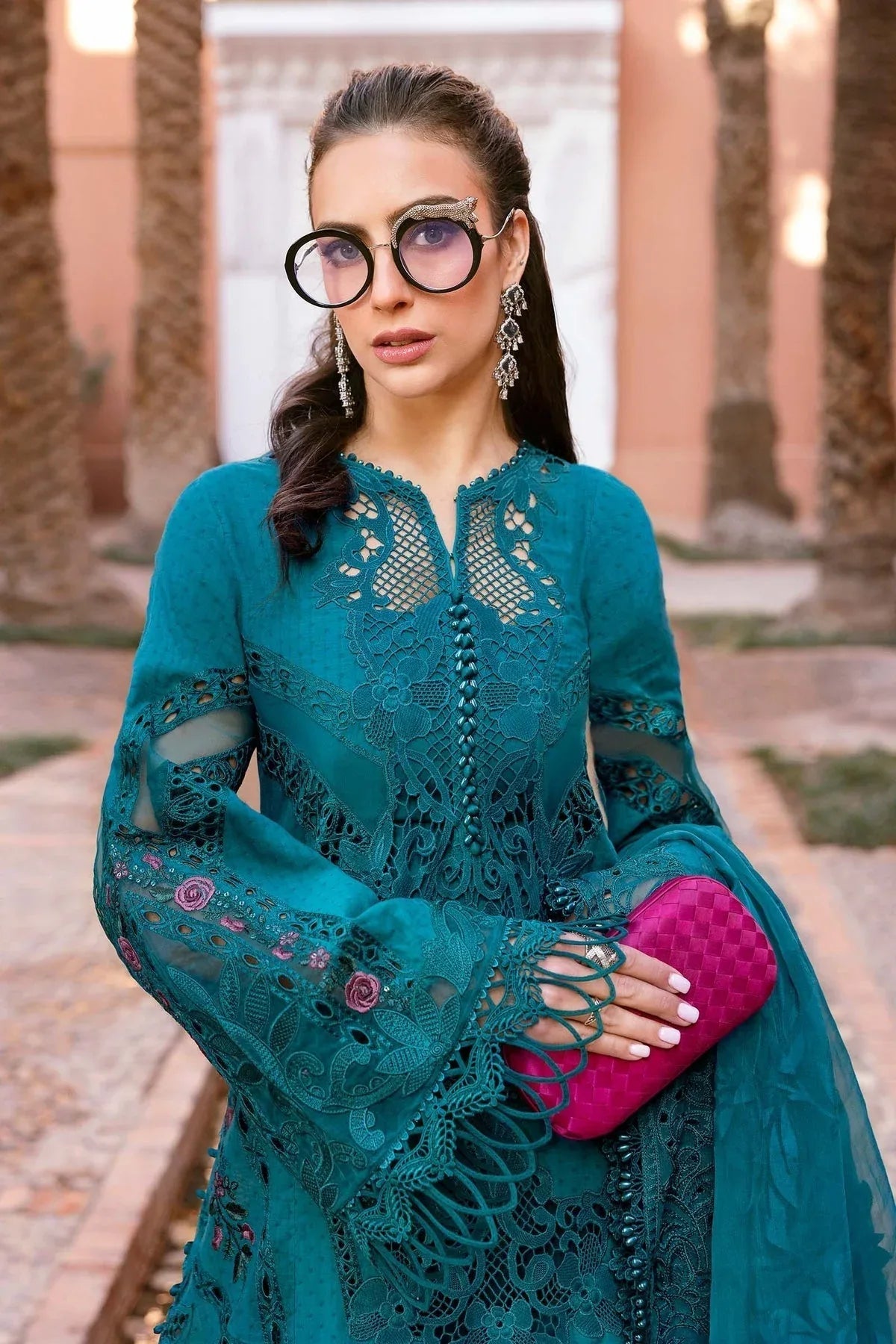Maria B | Luxury Lawn 25 | D-2513-B - Aqsa Fabrics